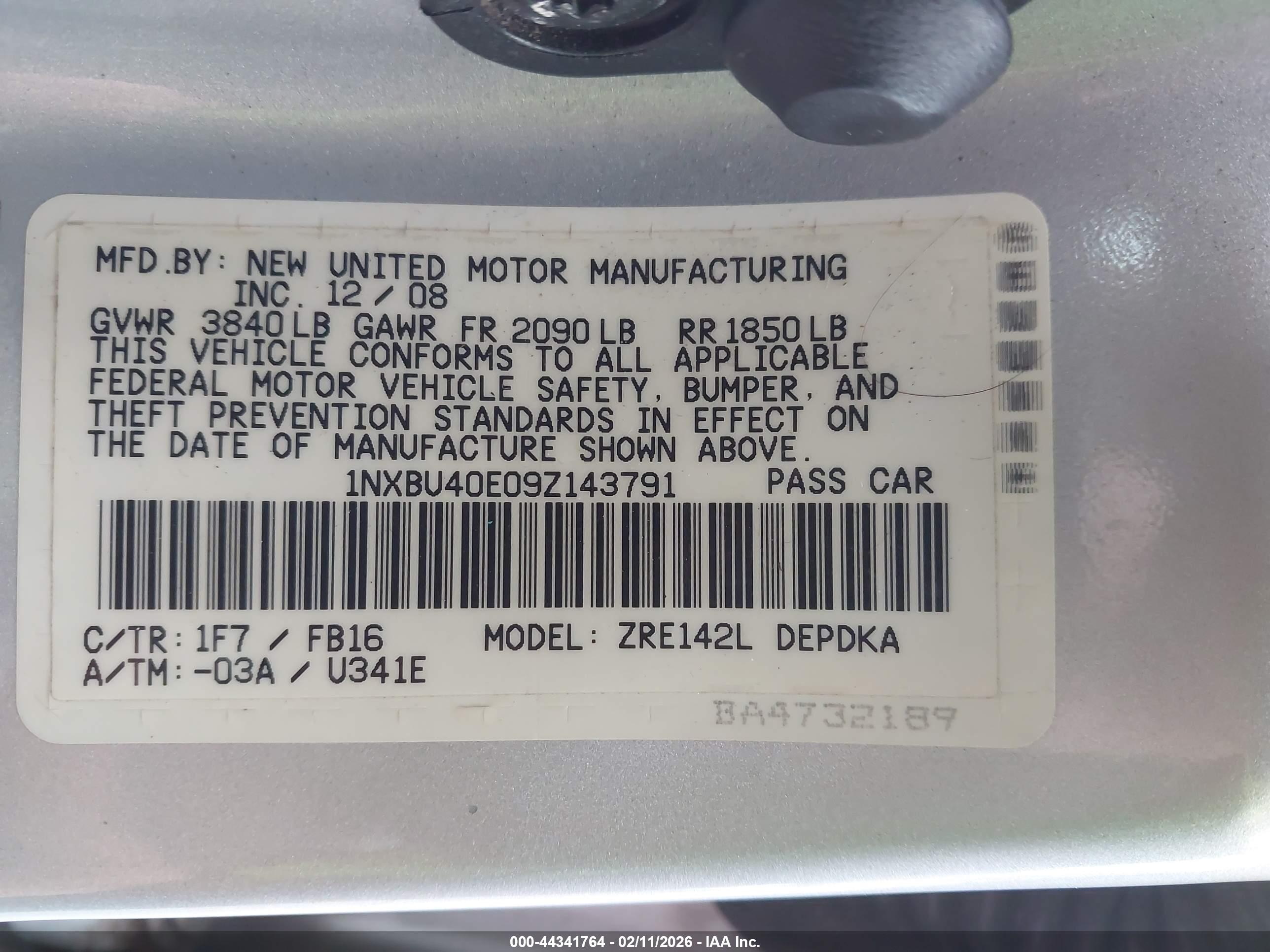 TOYOTA COROLLA image 9