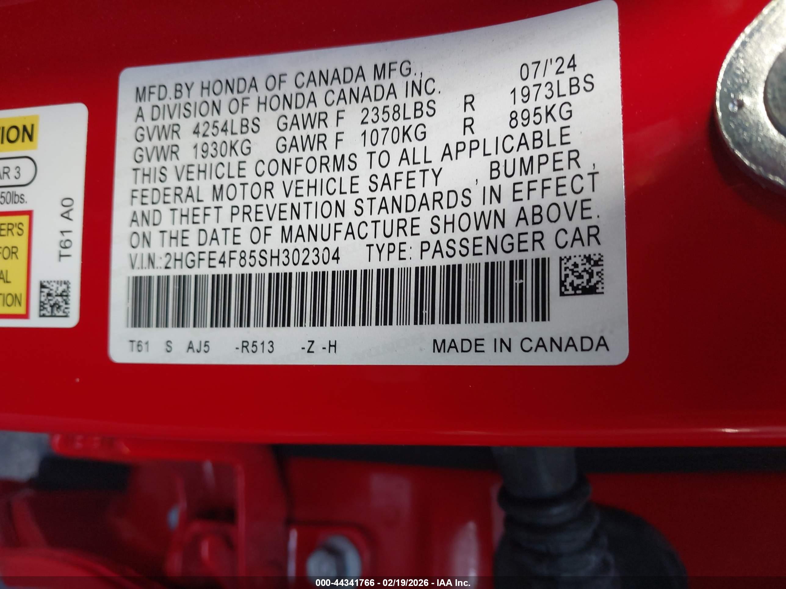 HONDA CIVIC image 9