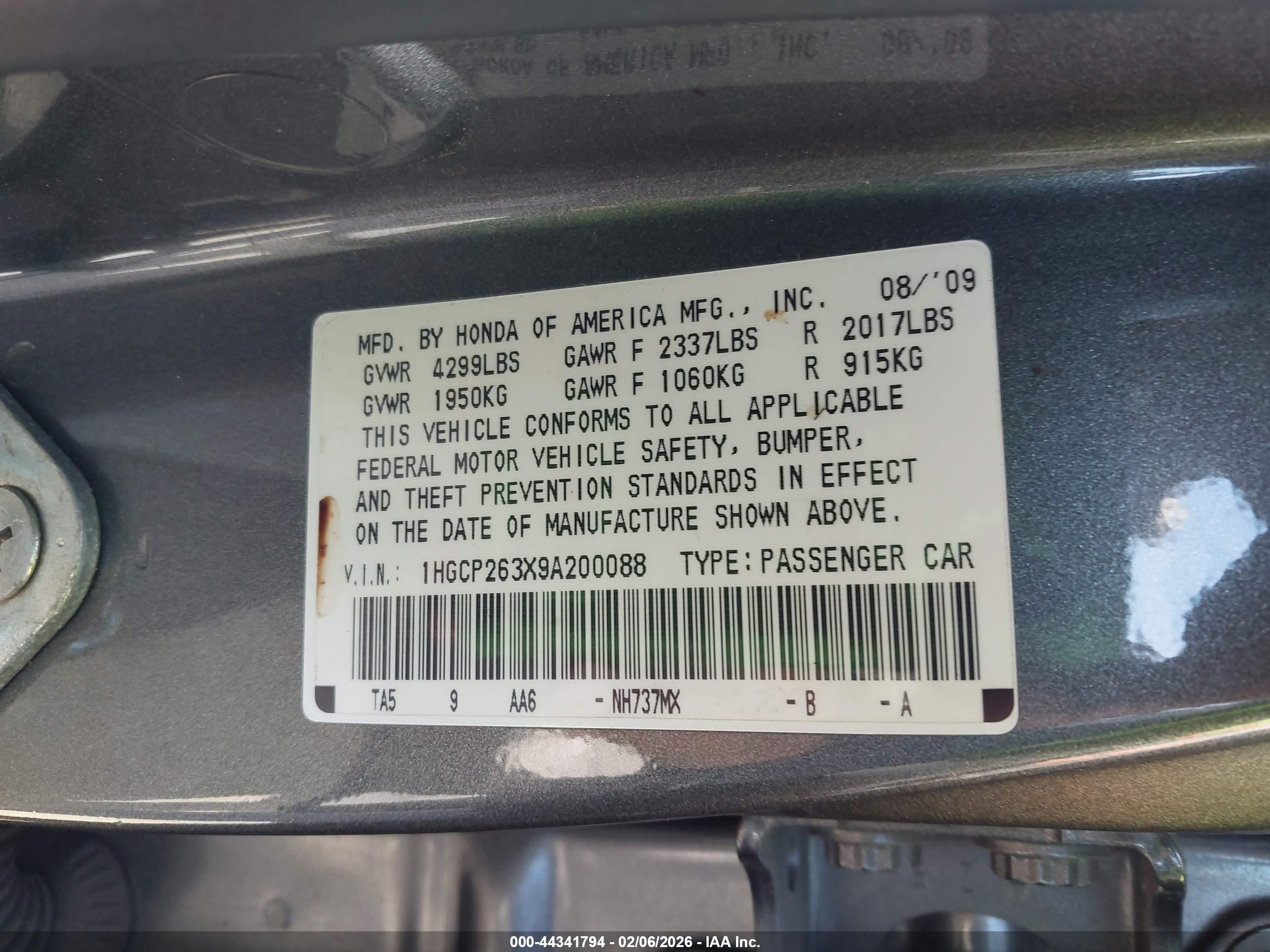 HONDA ACCORD image 9