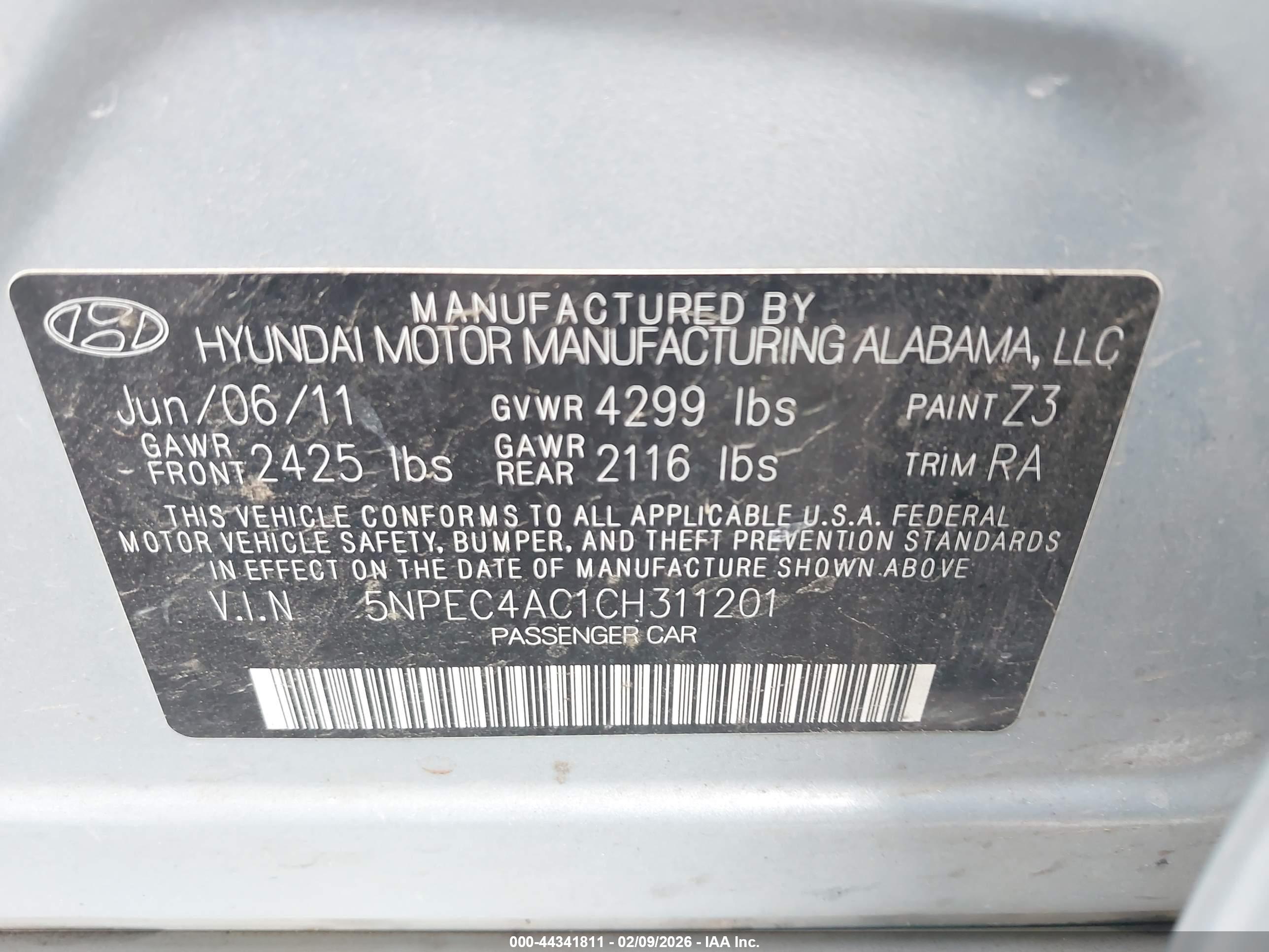 HYUNDAI SONATA image 9