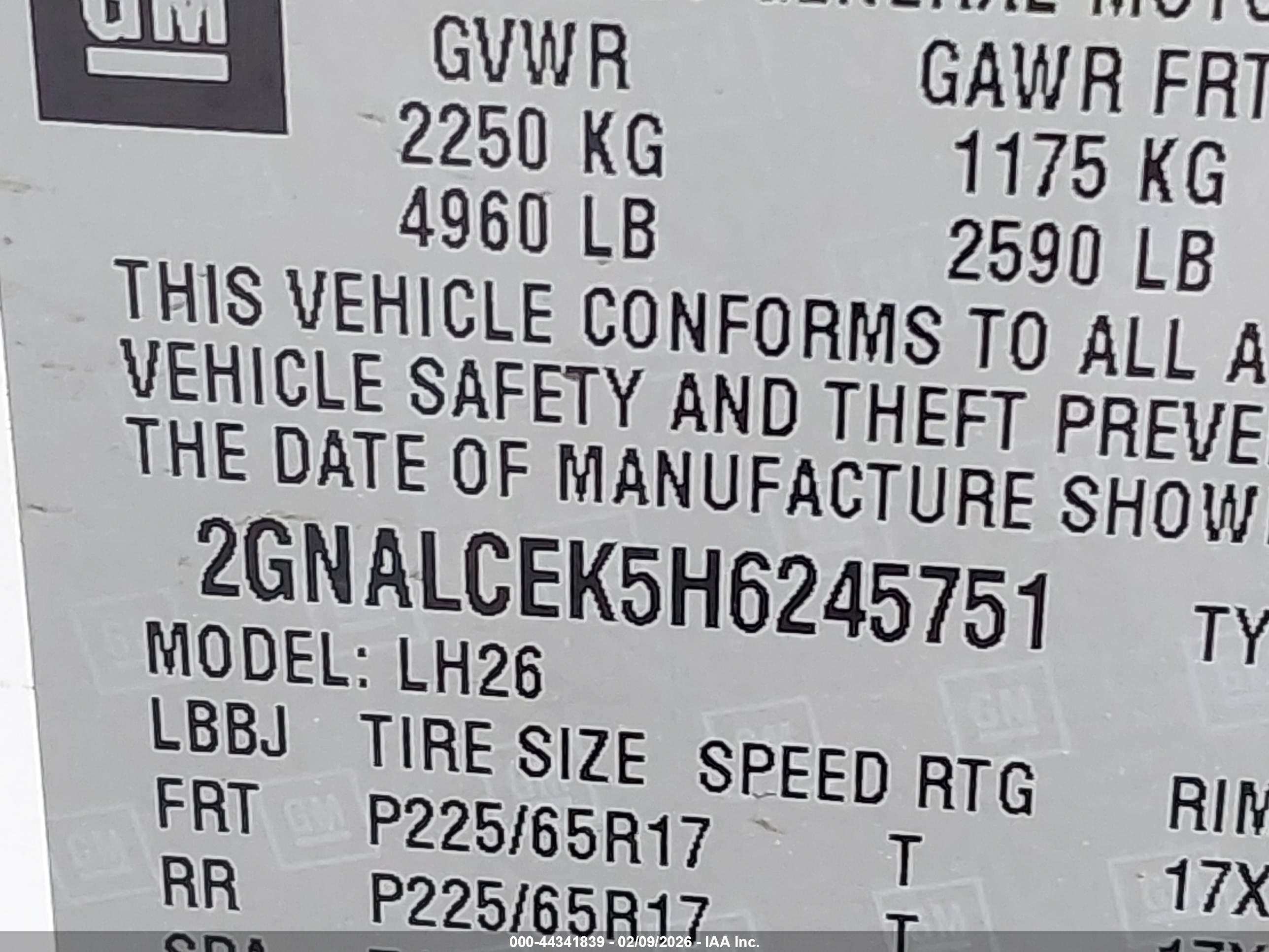 CHEVROLET EQUINOX image 9