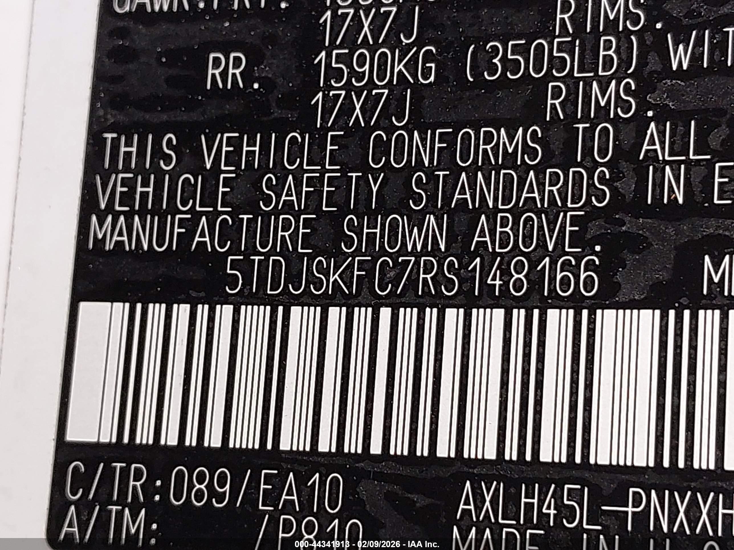 TOYOTA SIENNA image 9