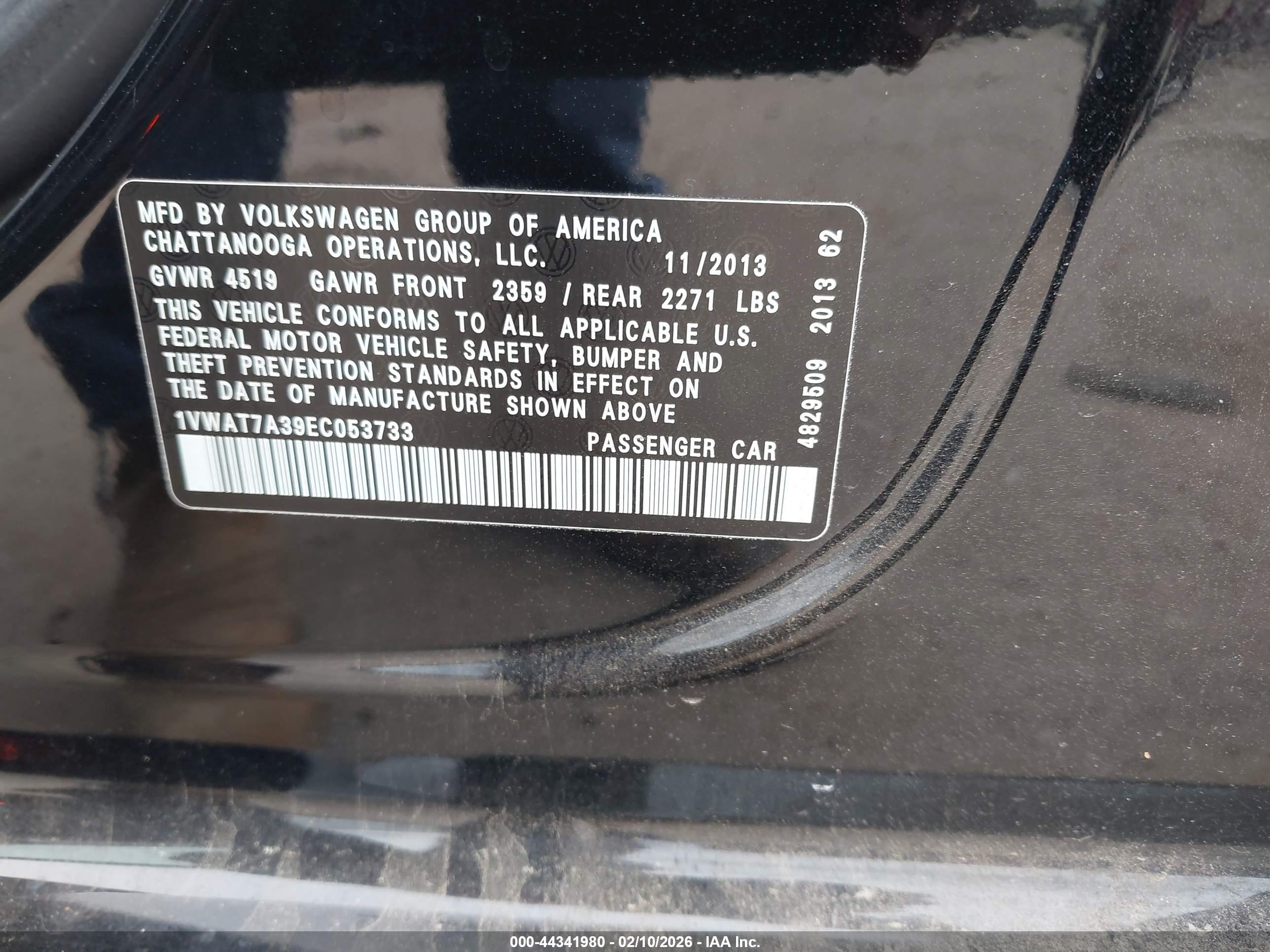 VOLKSWAGEN PASSAT image 9