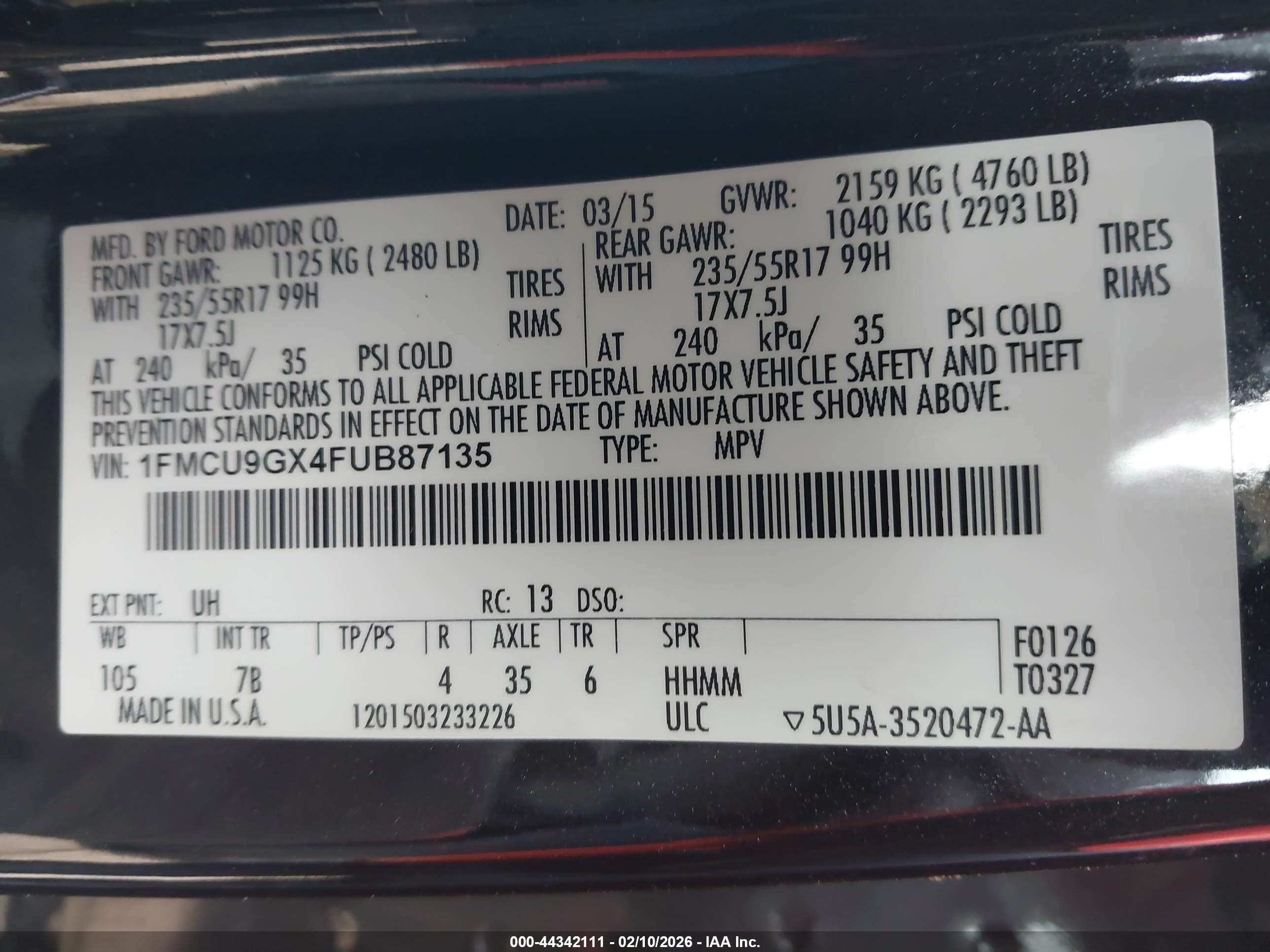 FORD ESCAPE image 9