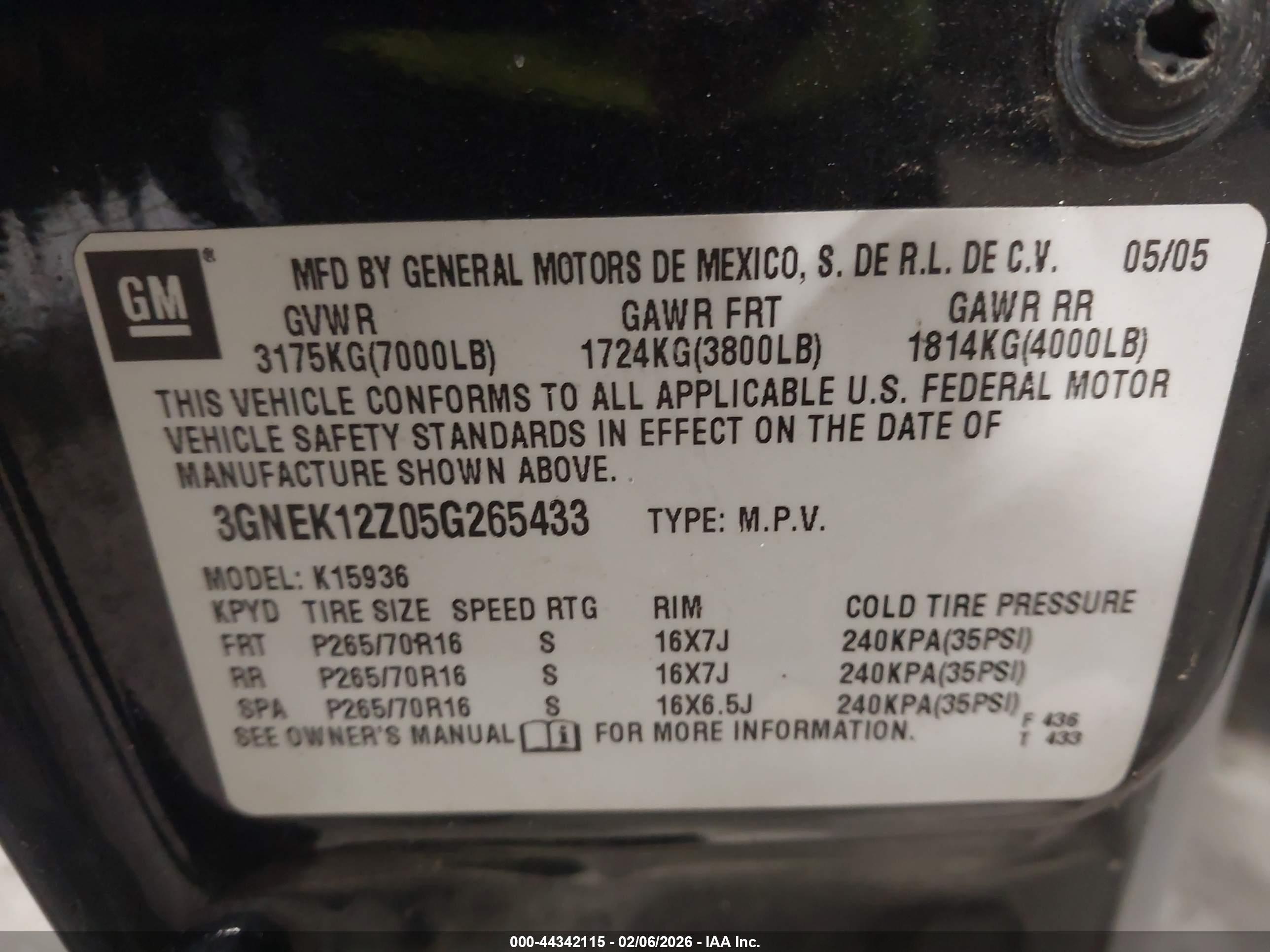 CHEVROLET AVALANCHE image 9