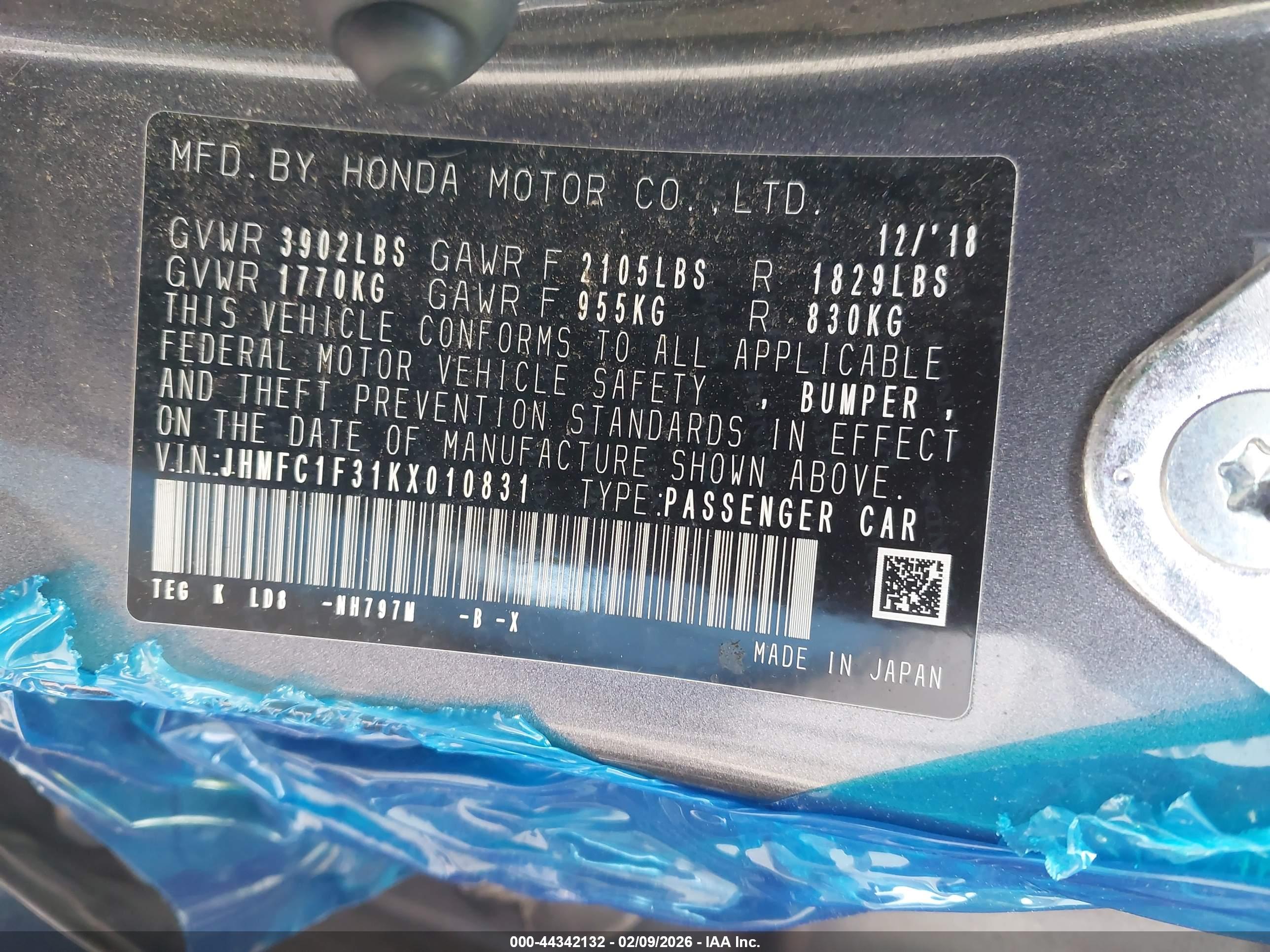 HONDA CIVIC image 9