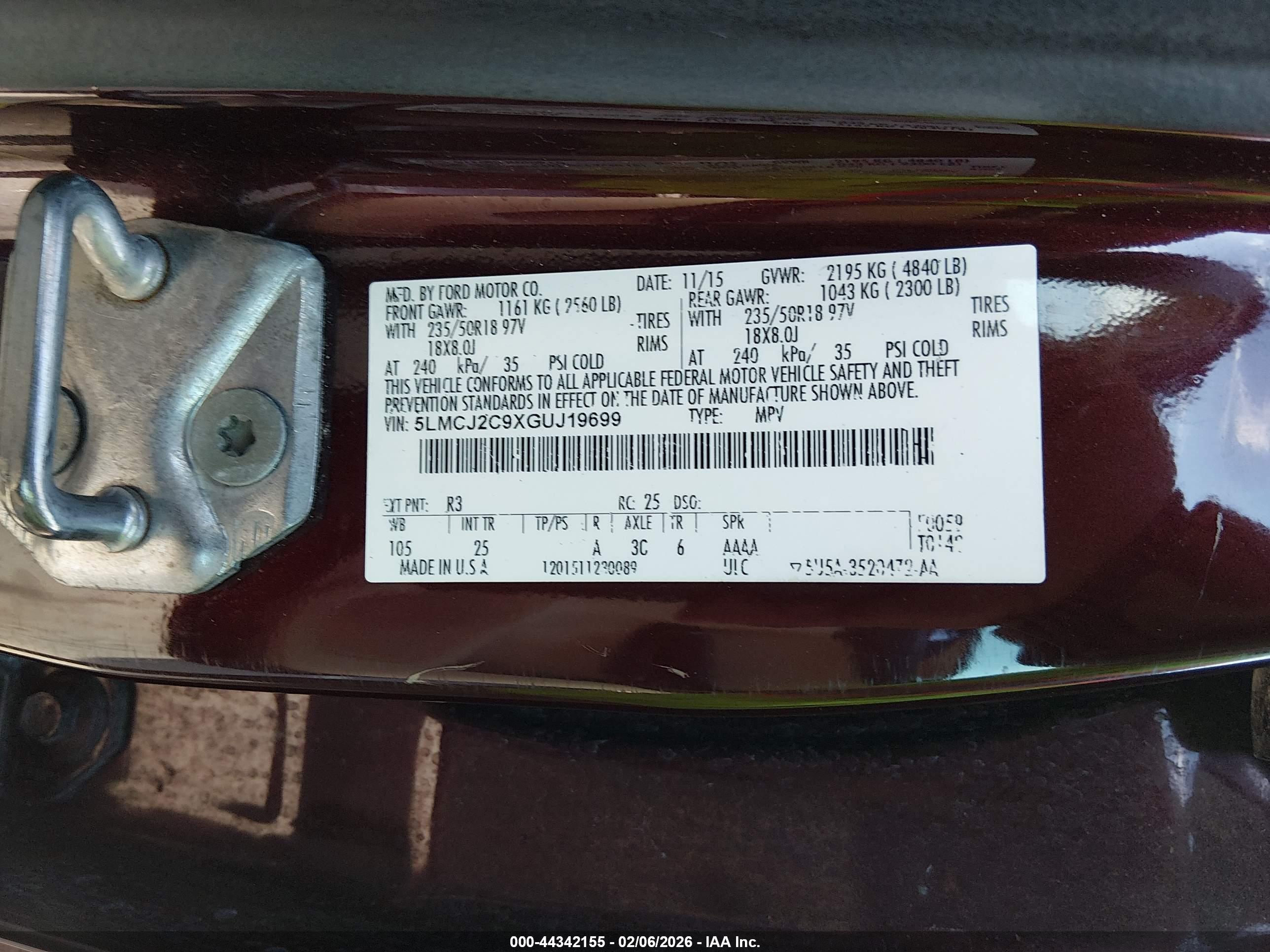 LINCOLN MKC image 9