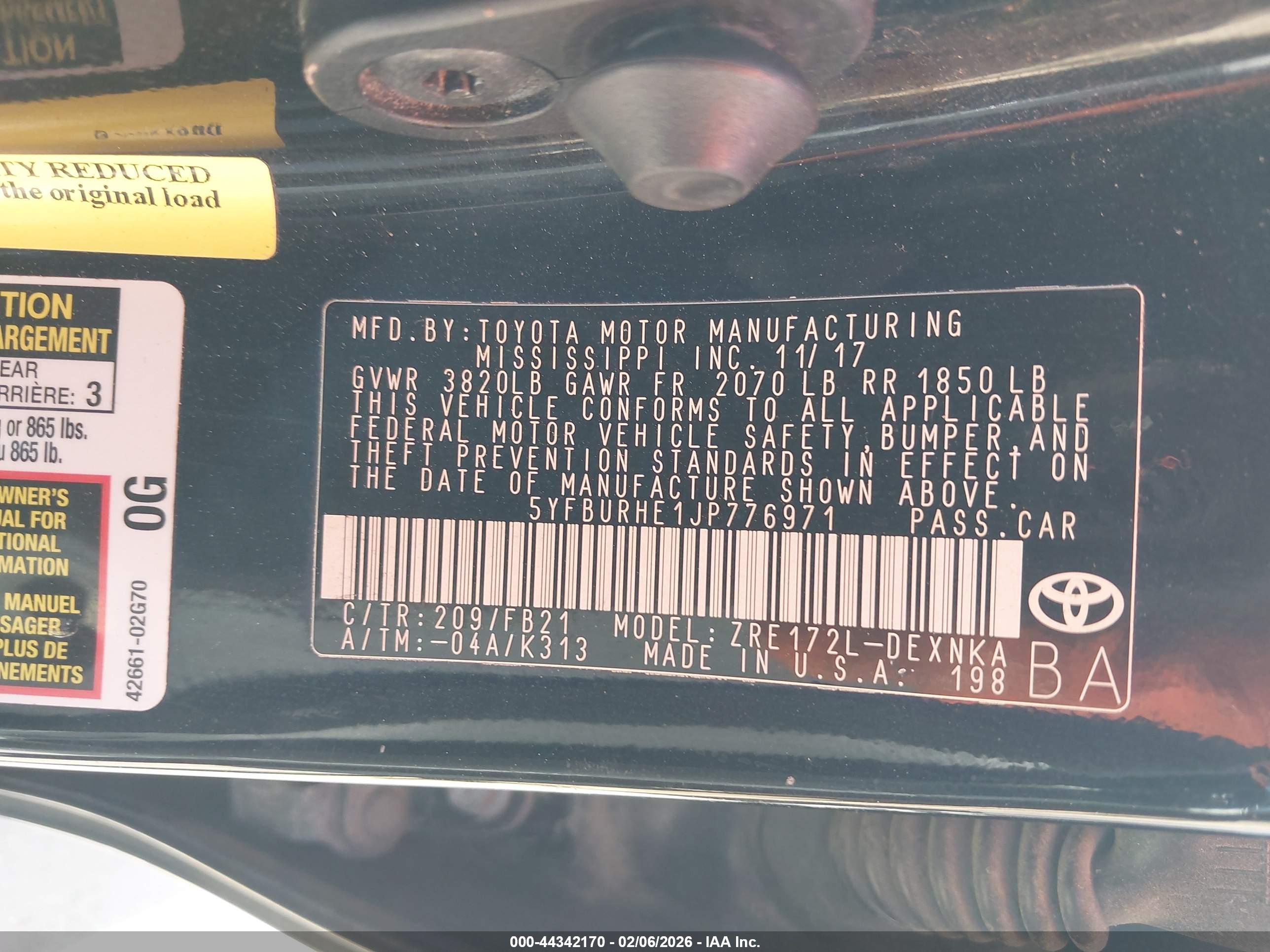 TOYOTA COROLLA image 9
