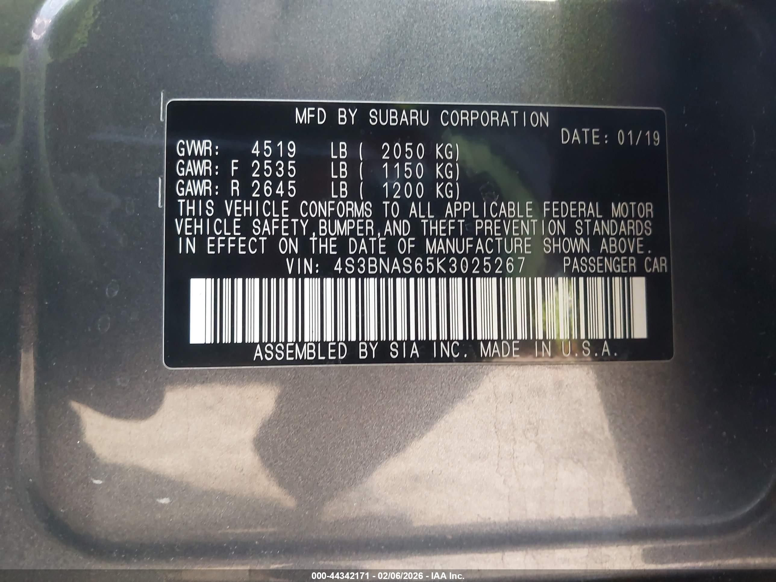SUBARU LEGACY image 9