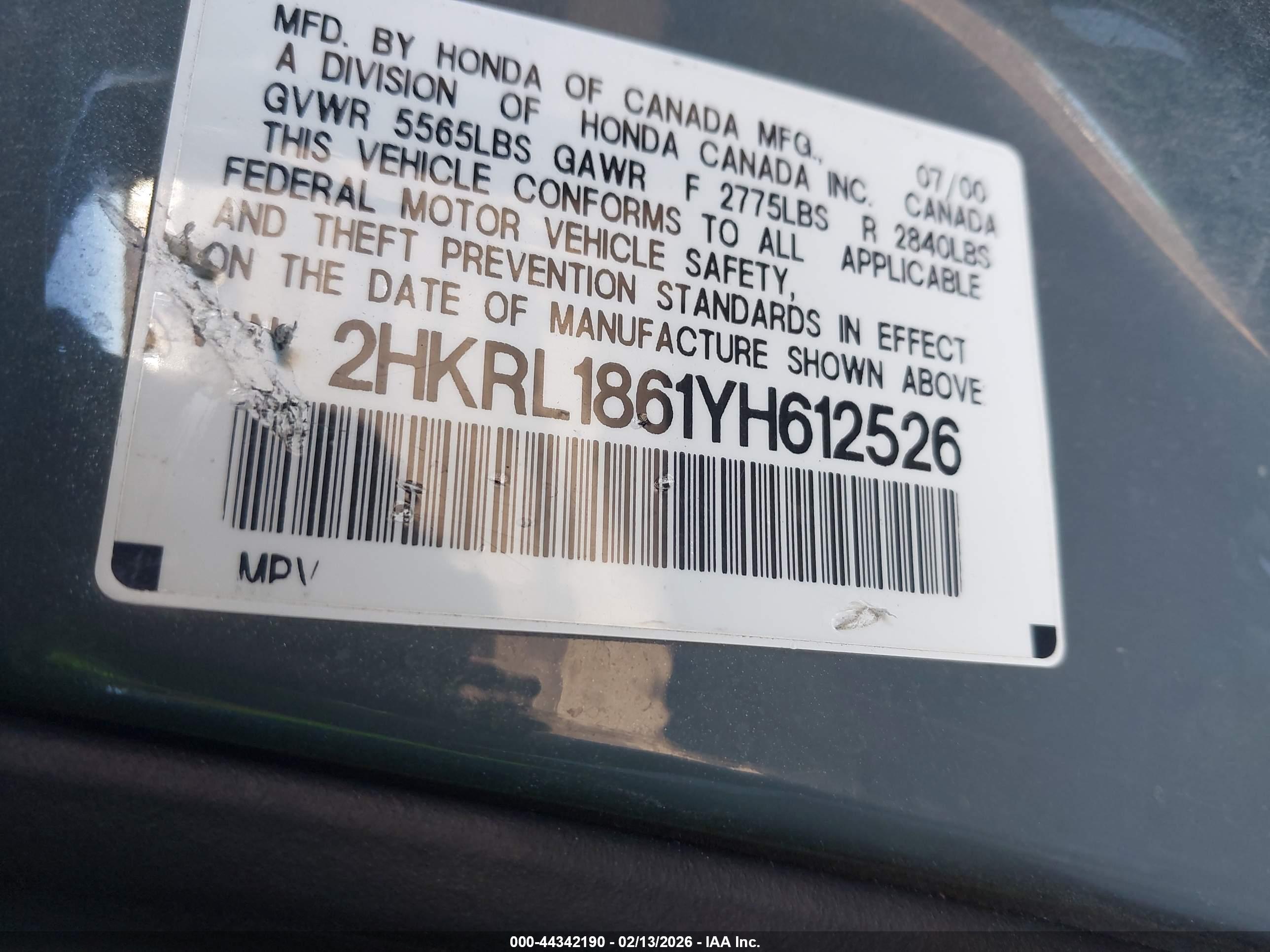 HONDA ODYSSEY image 9