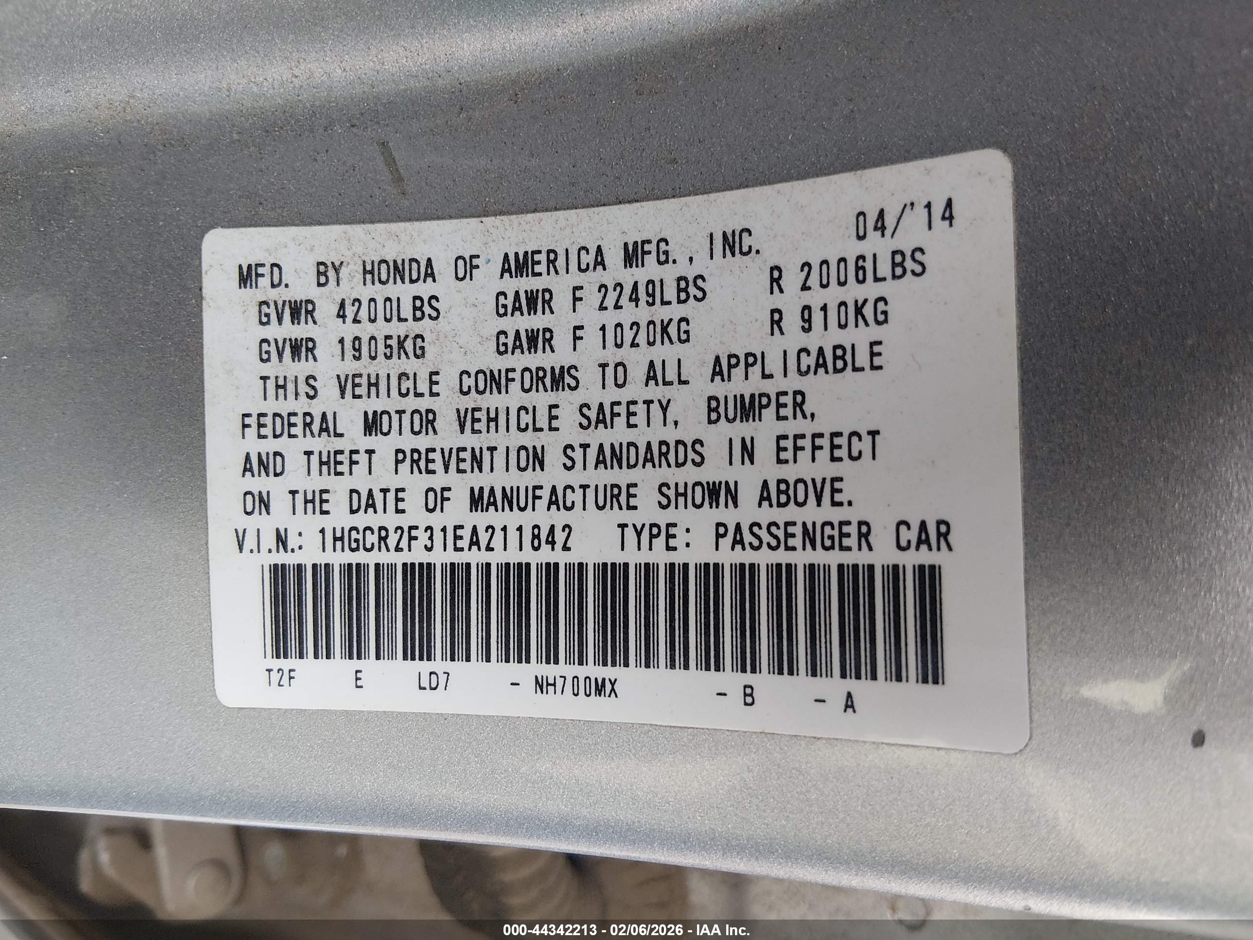 HONDA ACCORD image 9