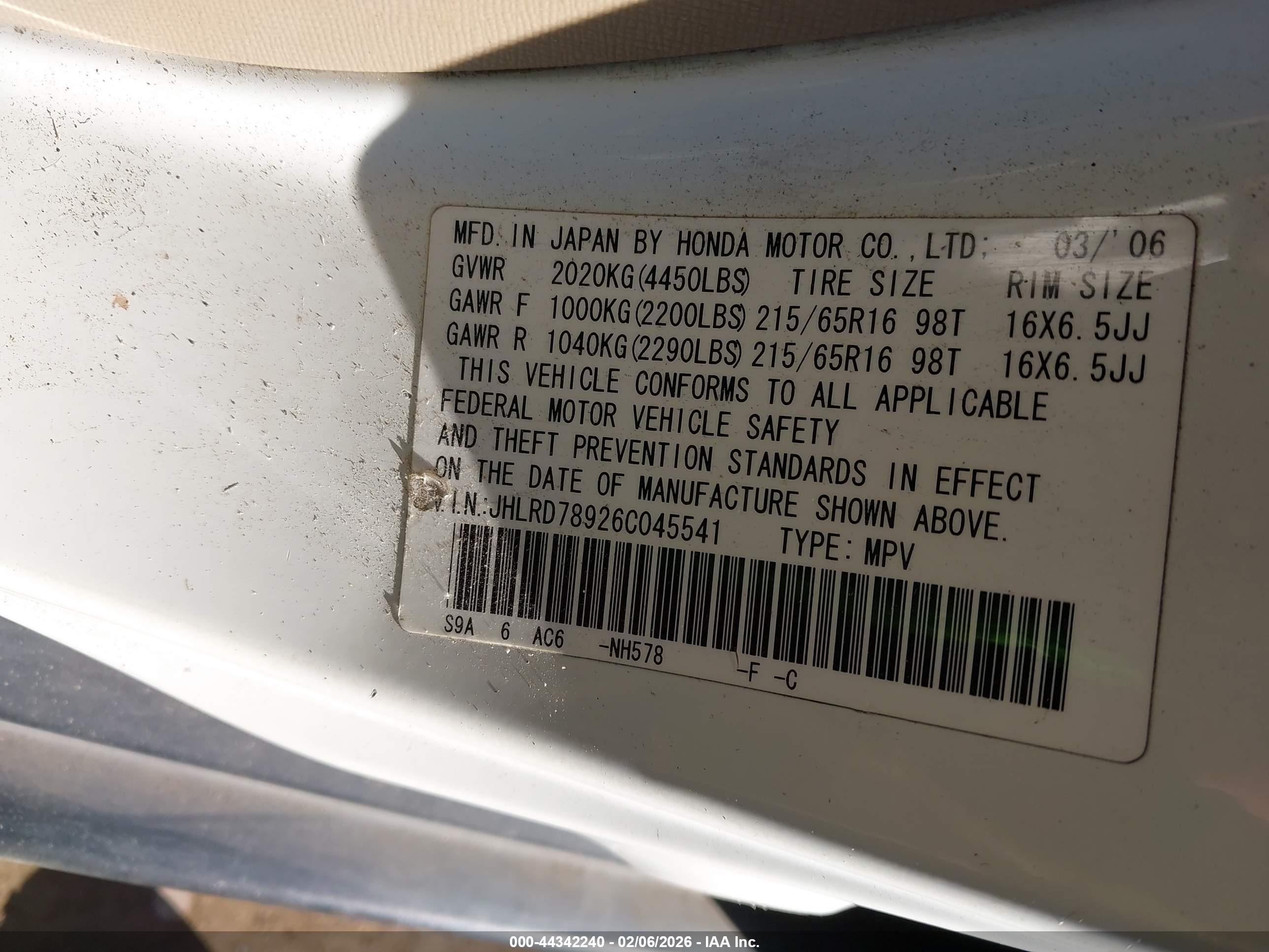 HONDA CR-V image 9