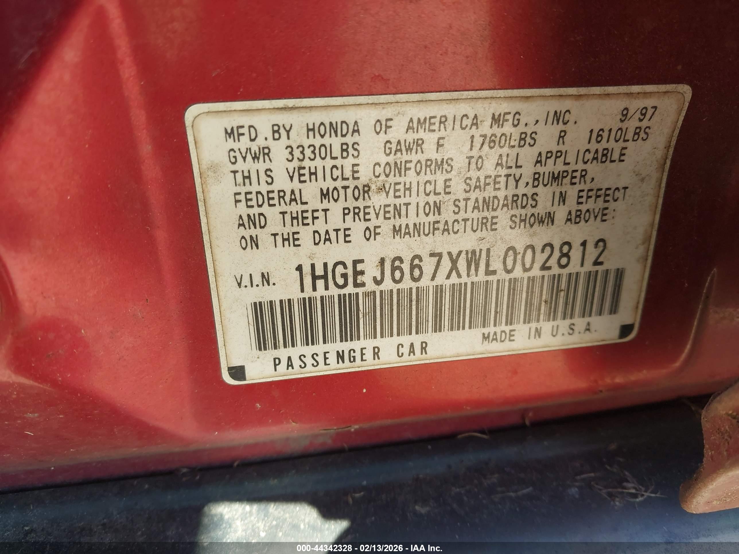 HONDA CIVIC image 9
