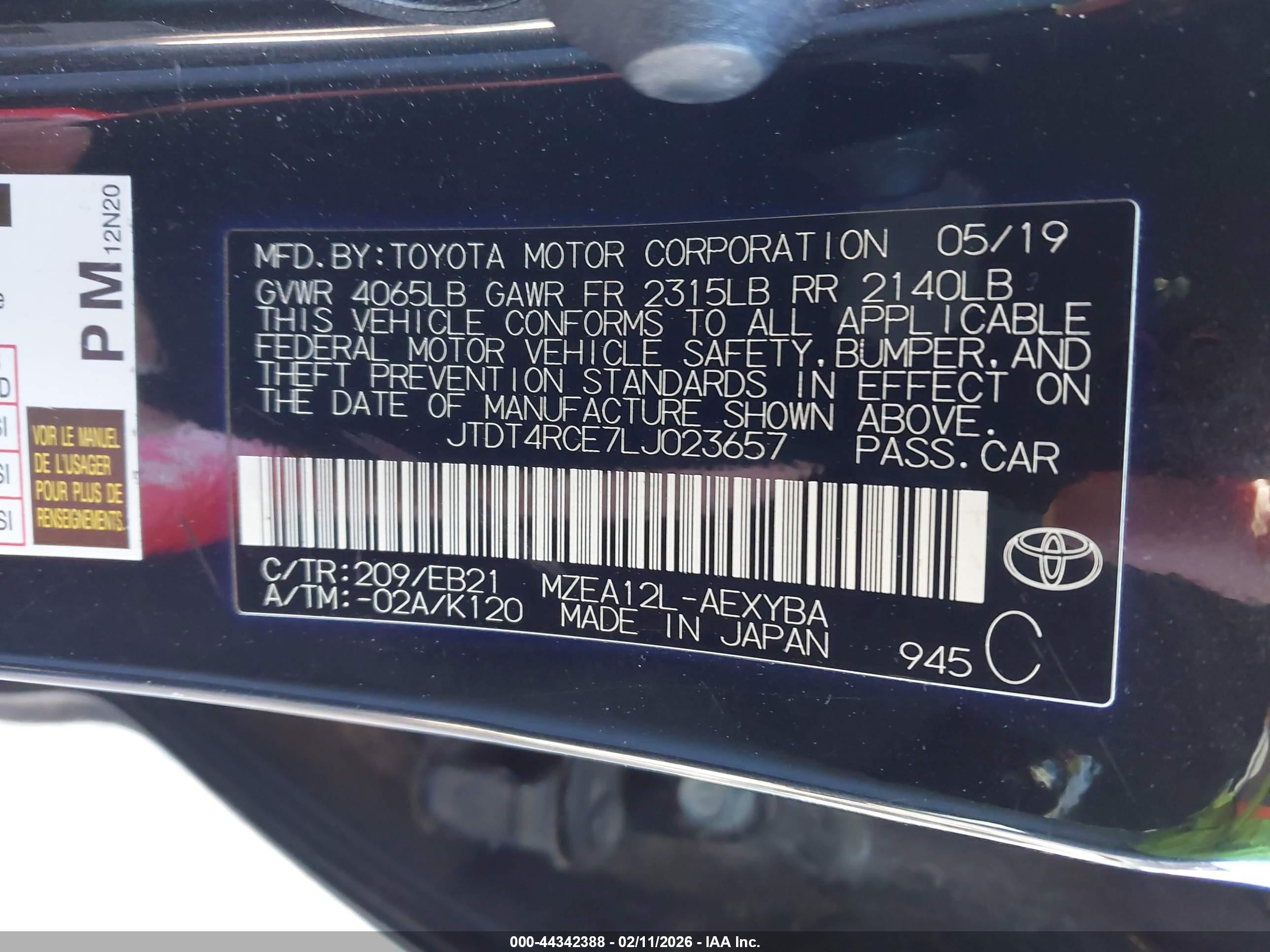 TOYOTA COROLLA image 9