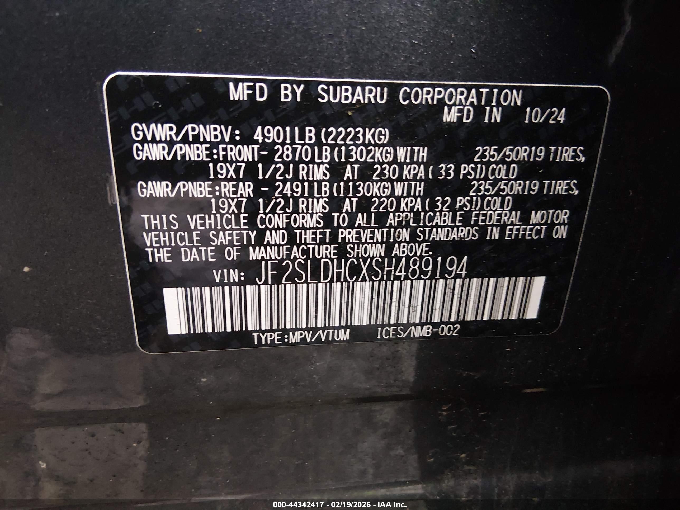 SUBARU FORESTER image 9