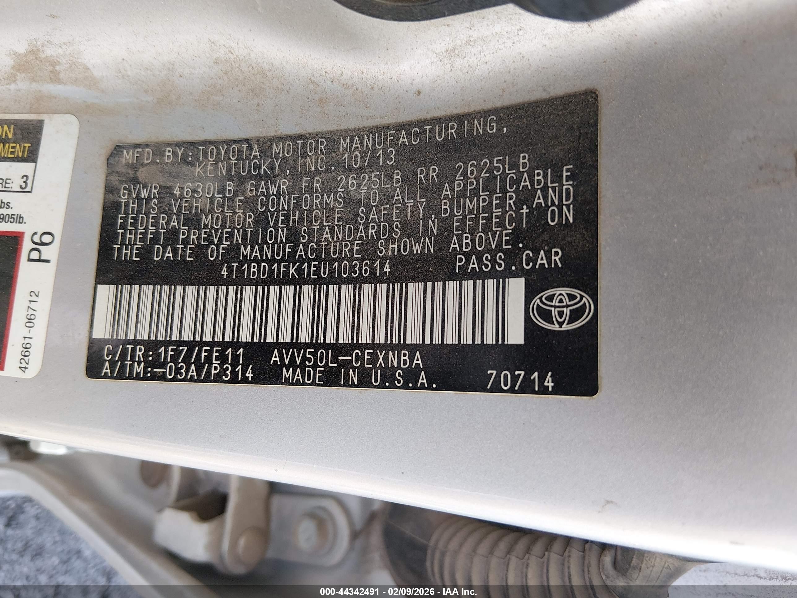 TOYOTA CAMRY image 9