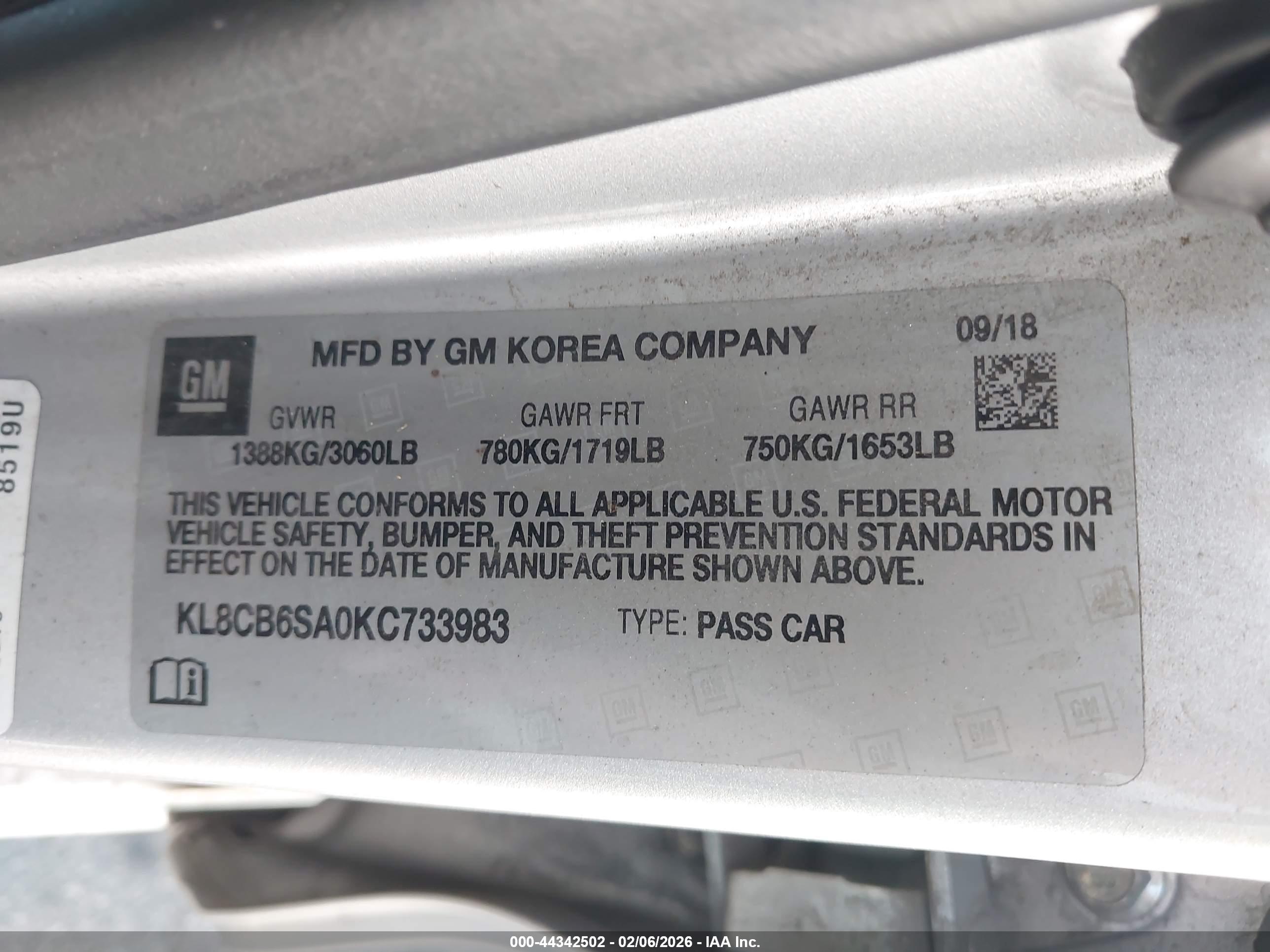 CHEVROLET SPARK image 9
