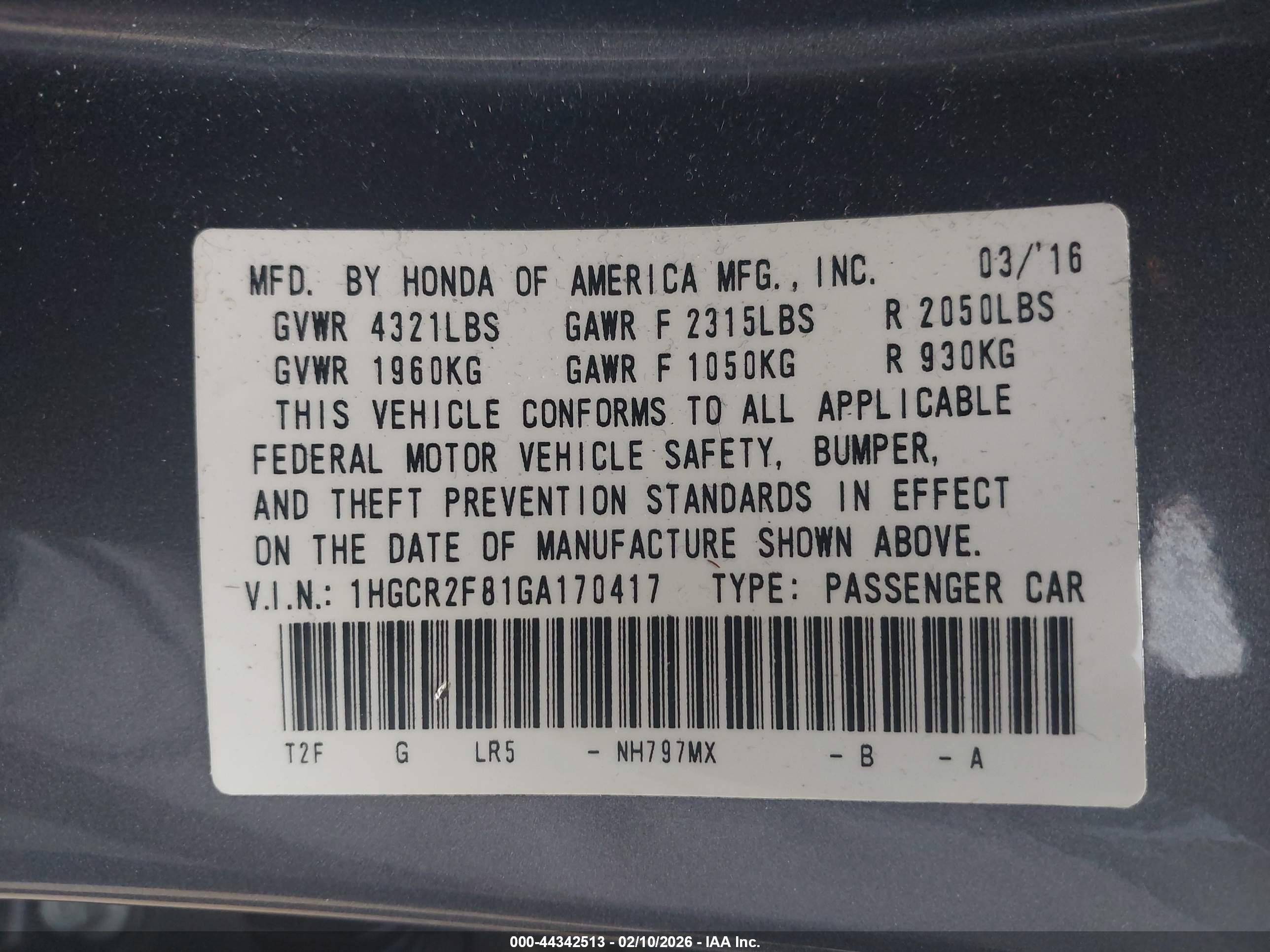 HONDA ACCORD image 9