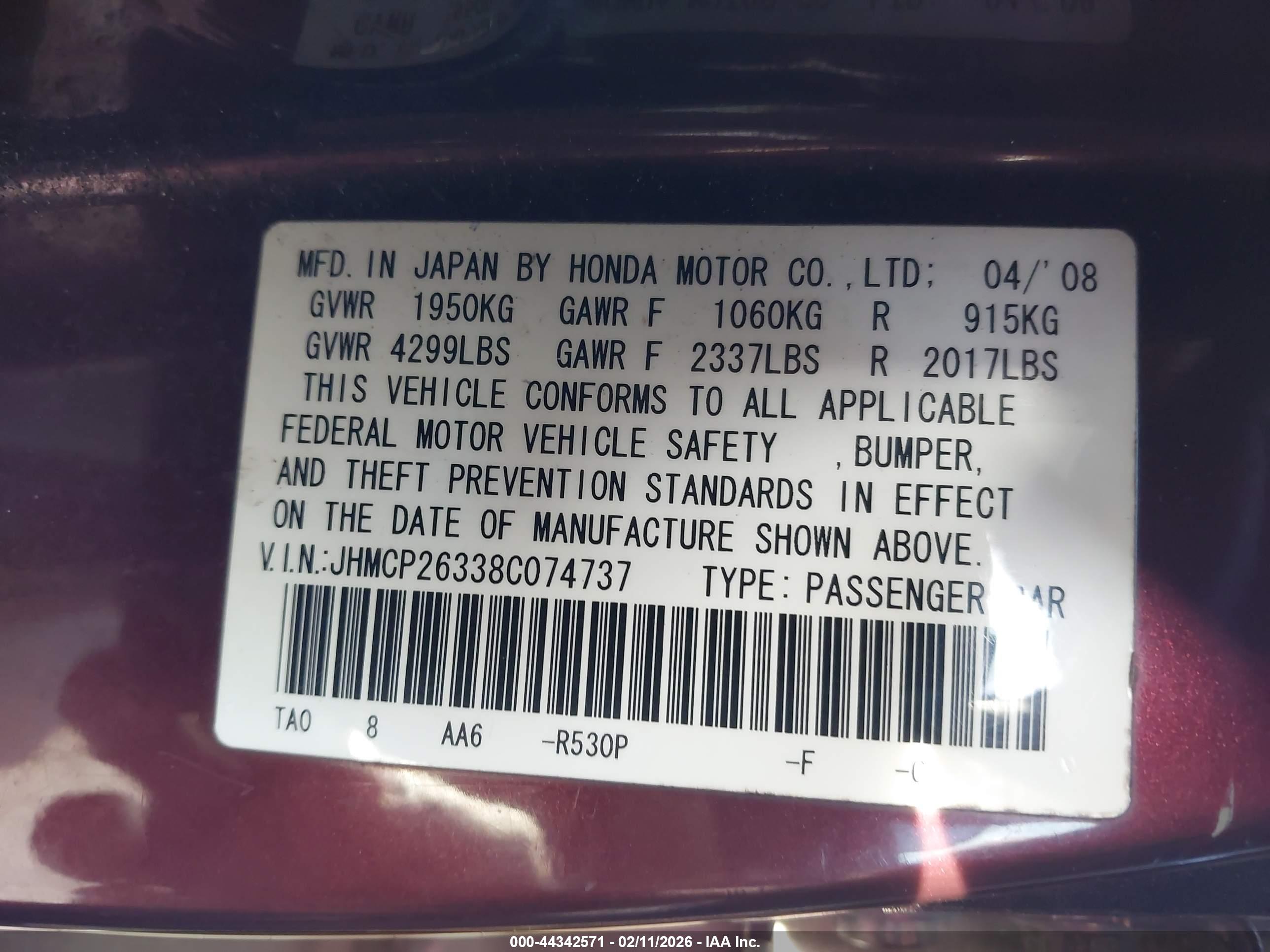 HONDA ACCORD image 9