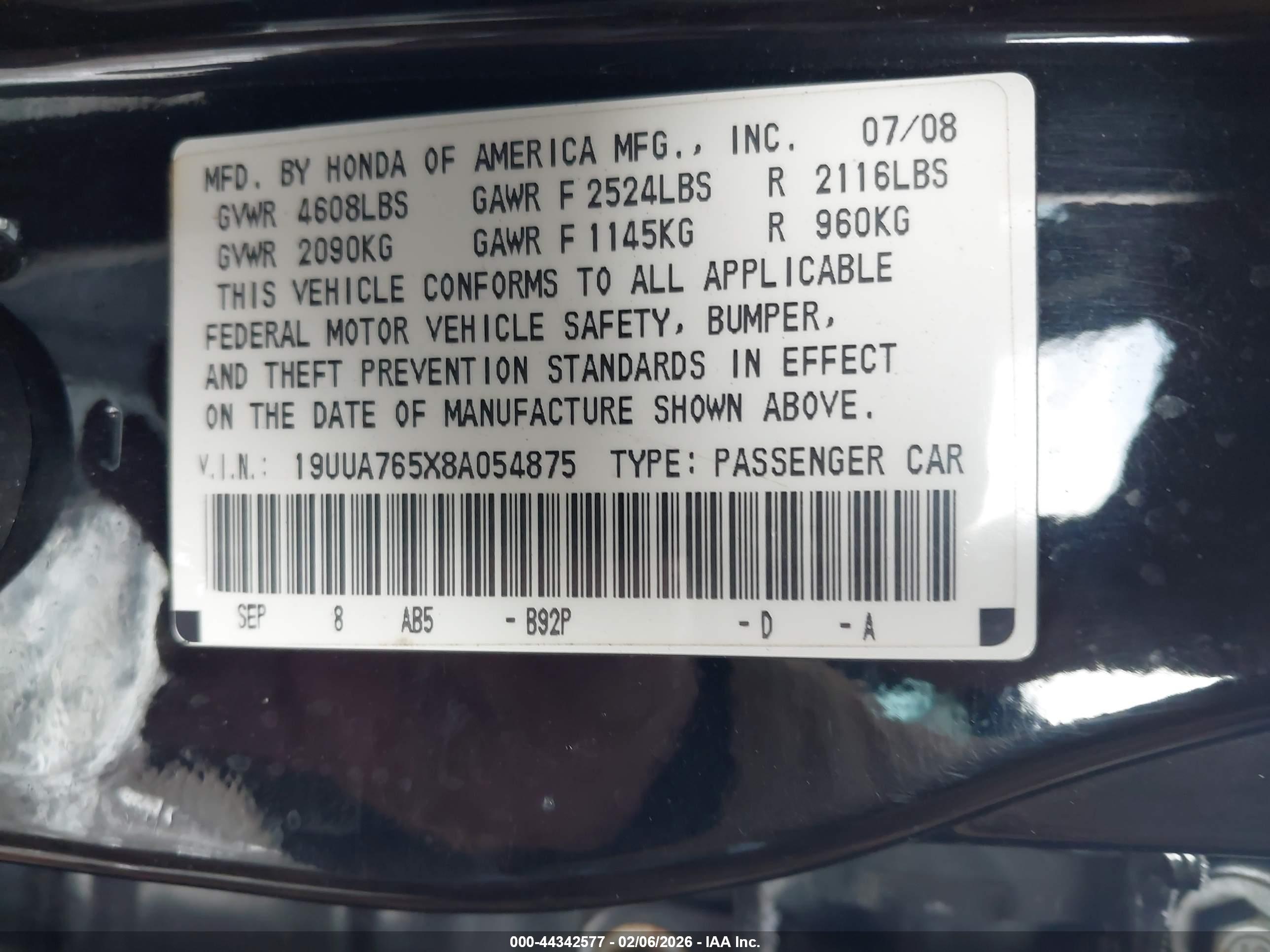 ACURA TL image 9