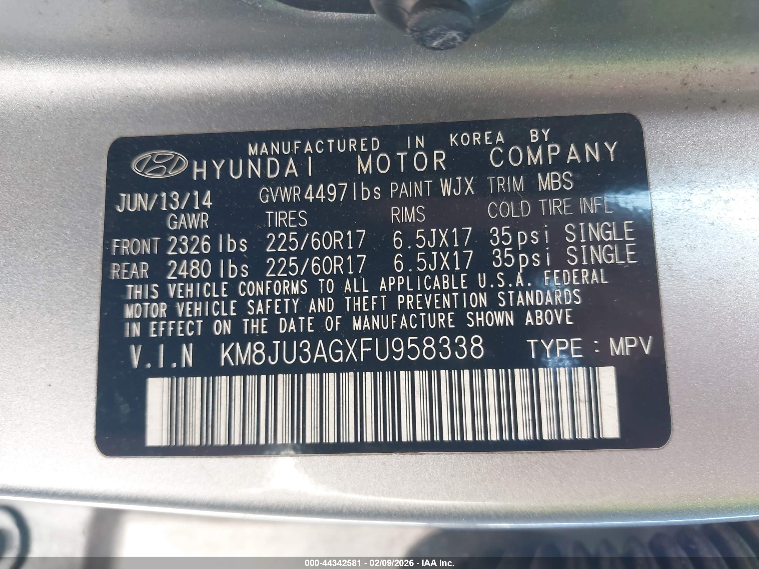 HYUNDAI TUCSON image 9