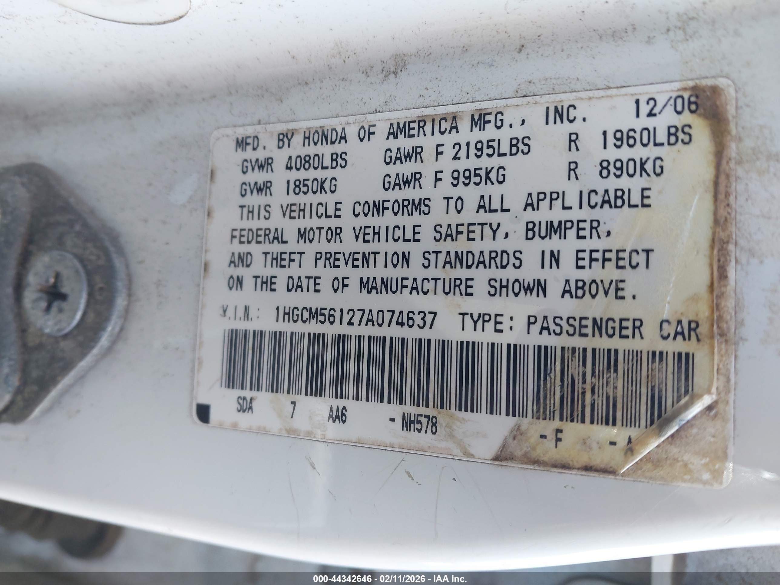 HONDA ACCORD image 9