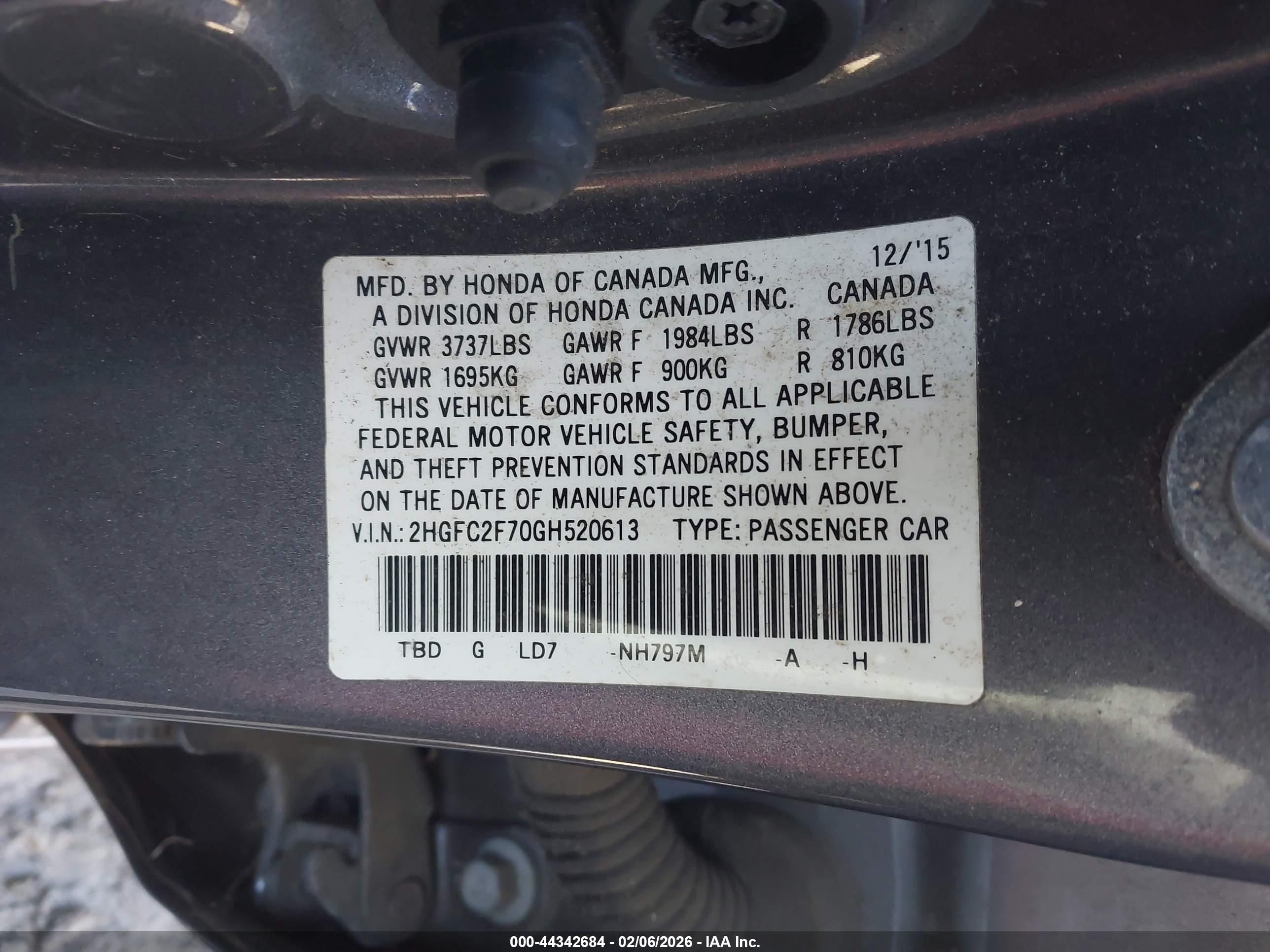 HONDA CIVIC image 9