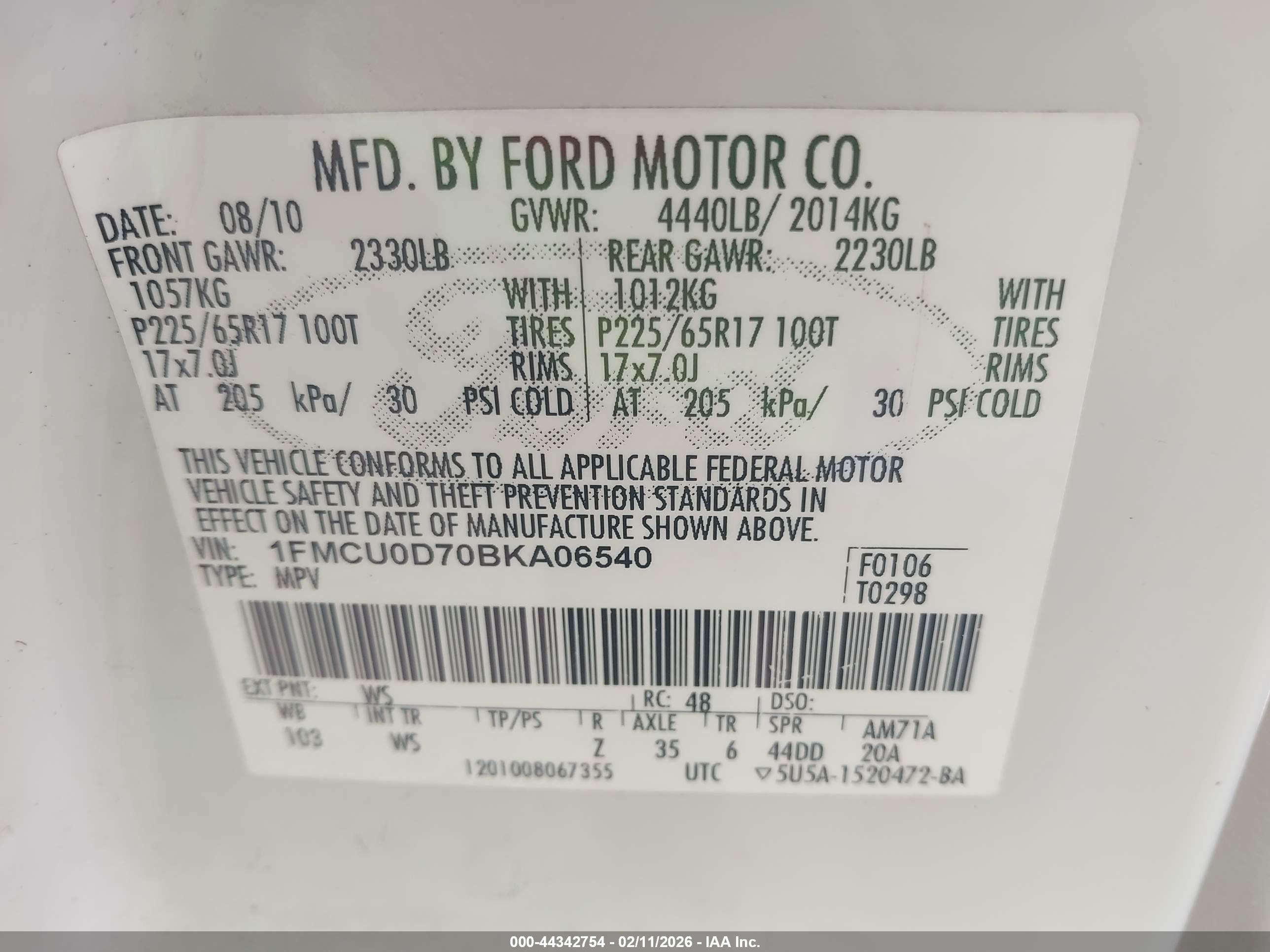 FORD ESCAPE image 9