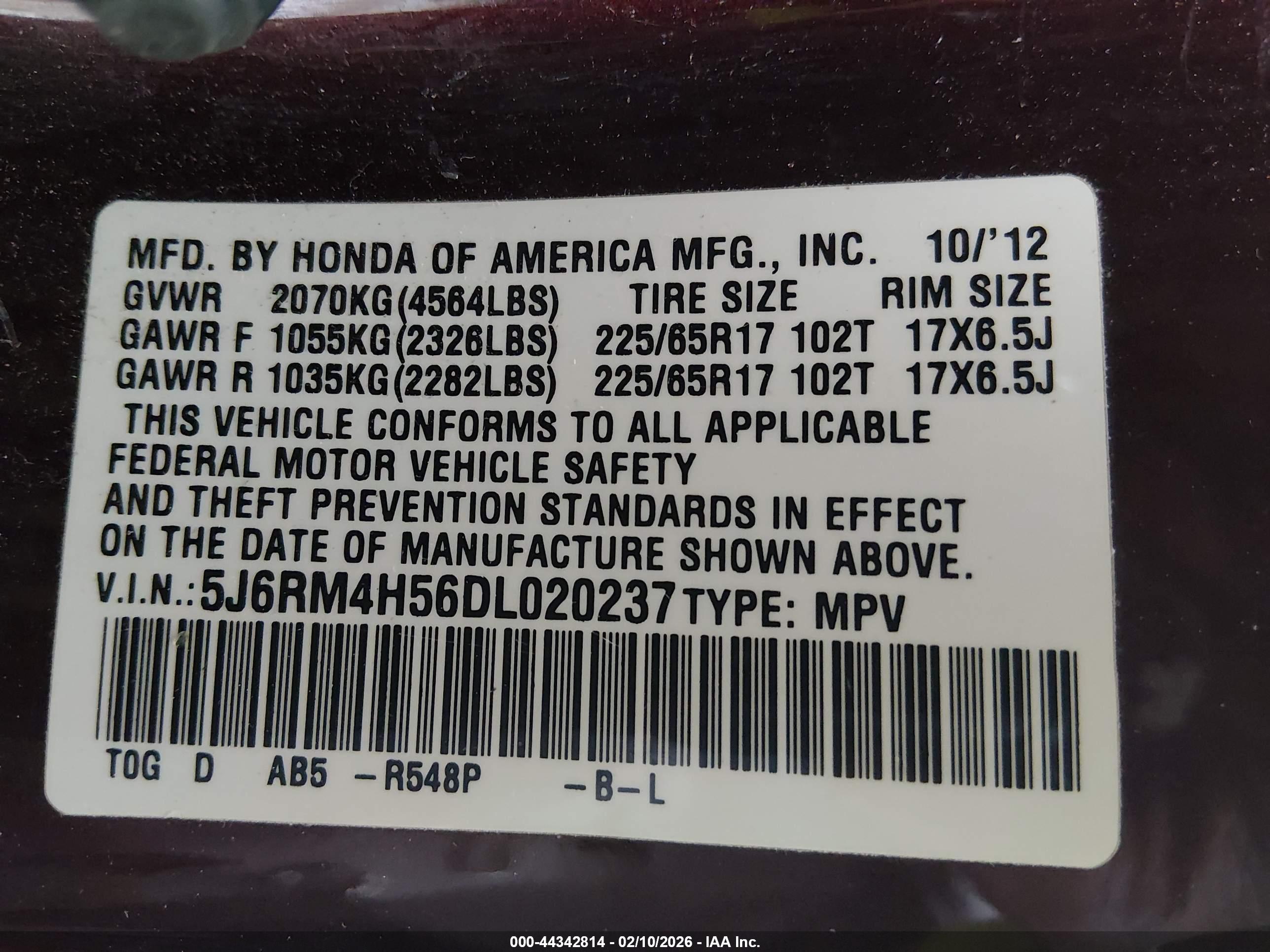 HONDA CR-V image 9