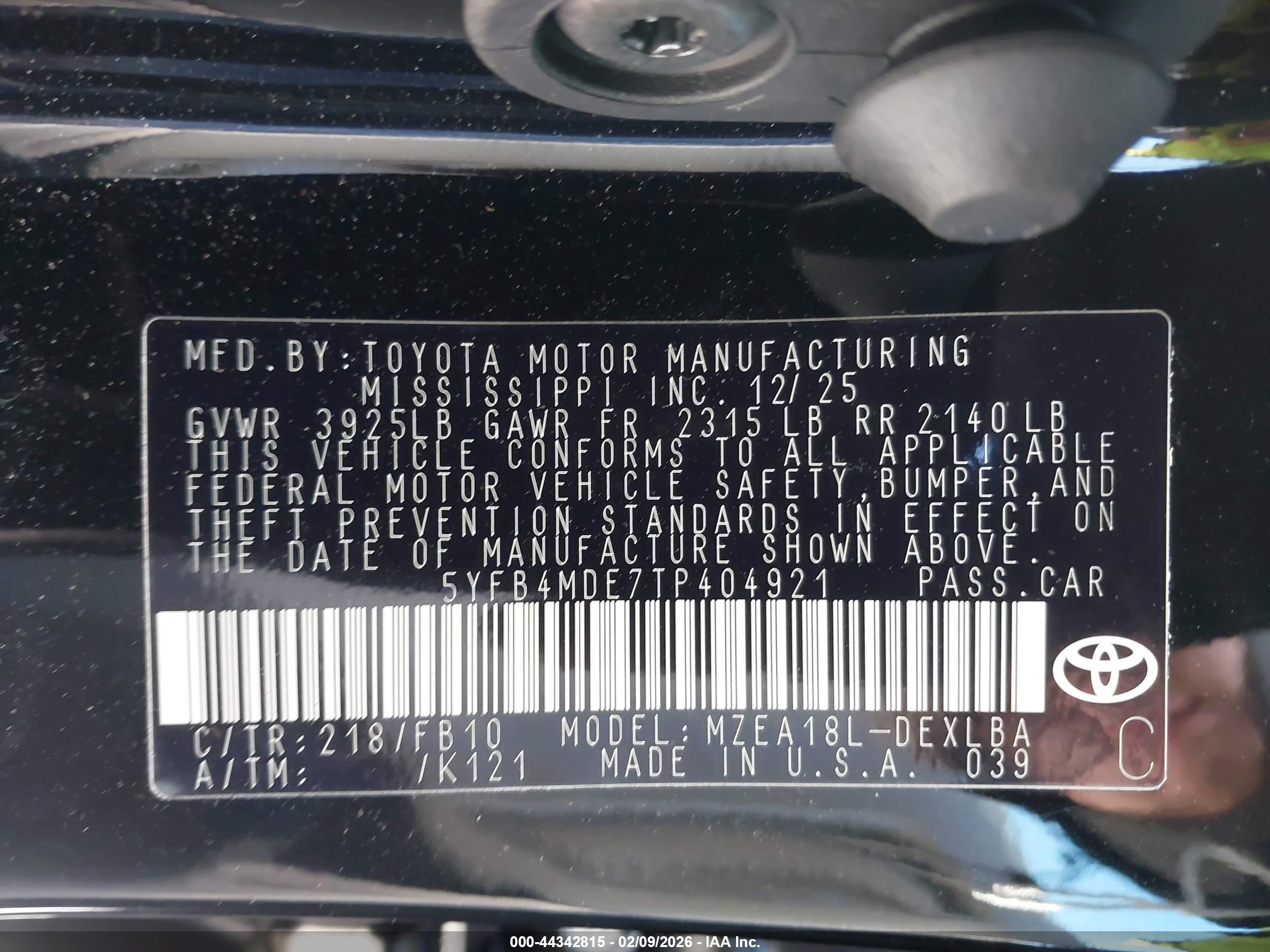 TOYOTA COROLLA image 9