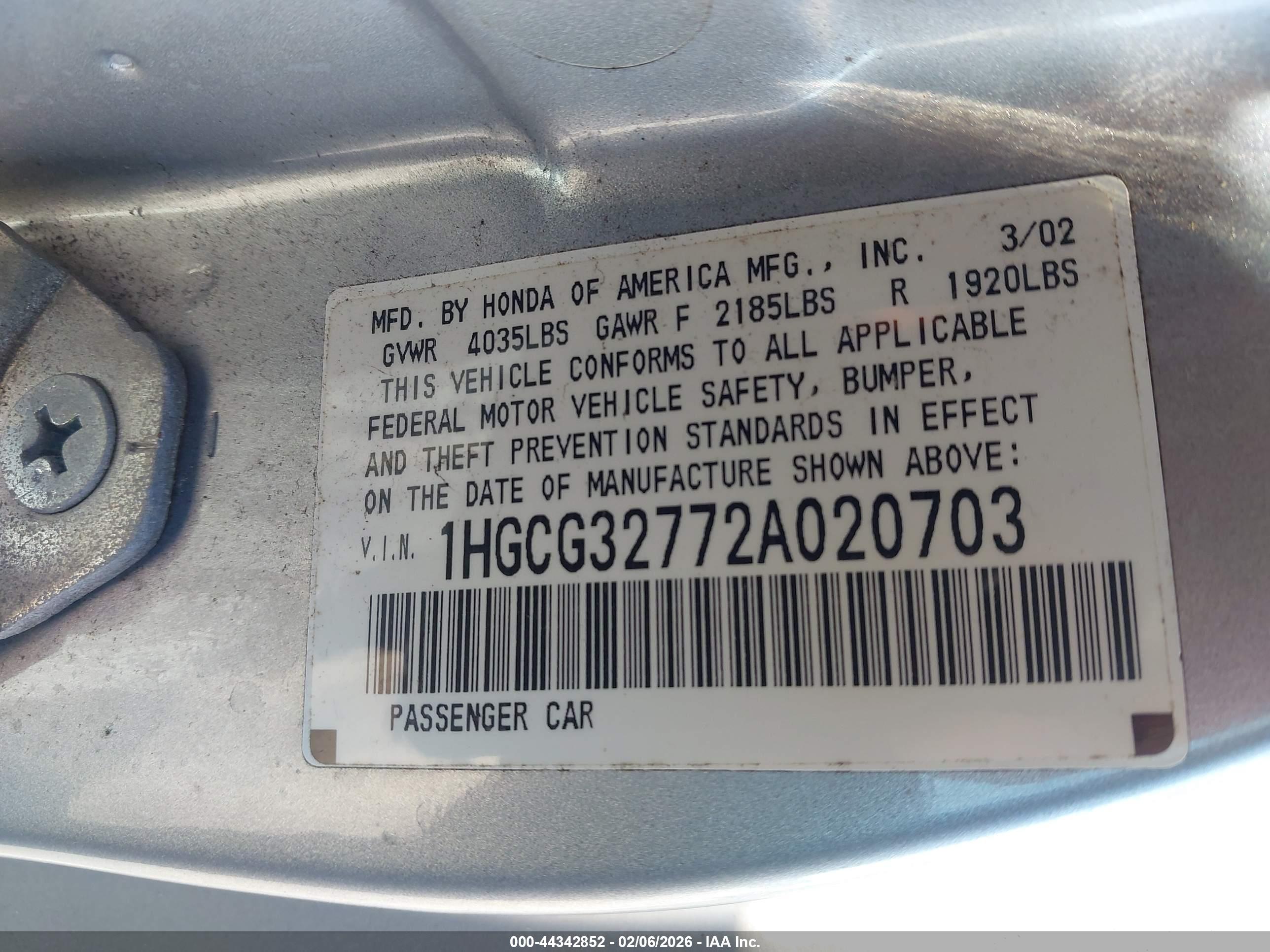 HONDA ACCORD image 9