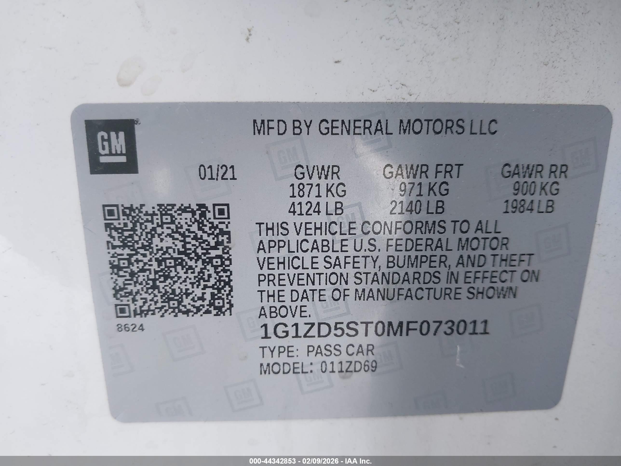 CHEVROLET MALIBU image 9