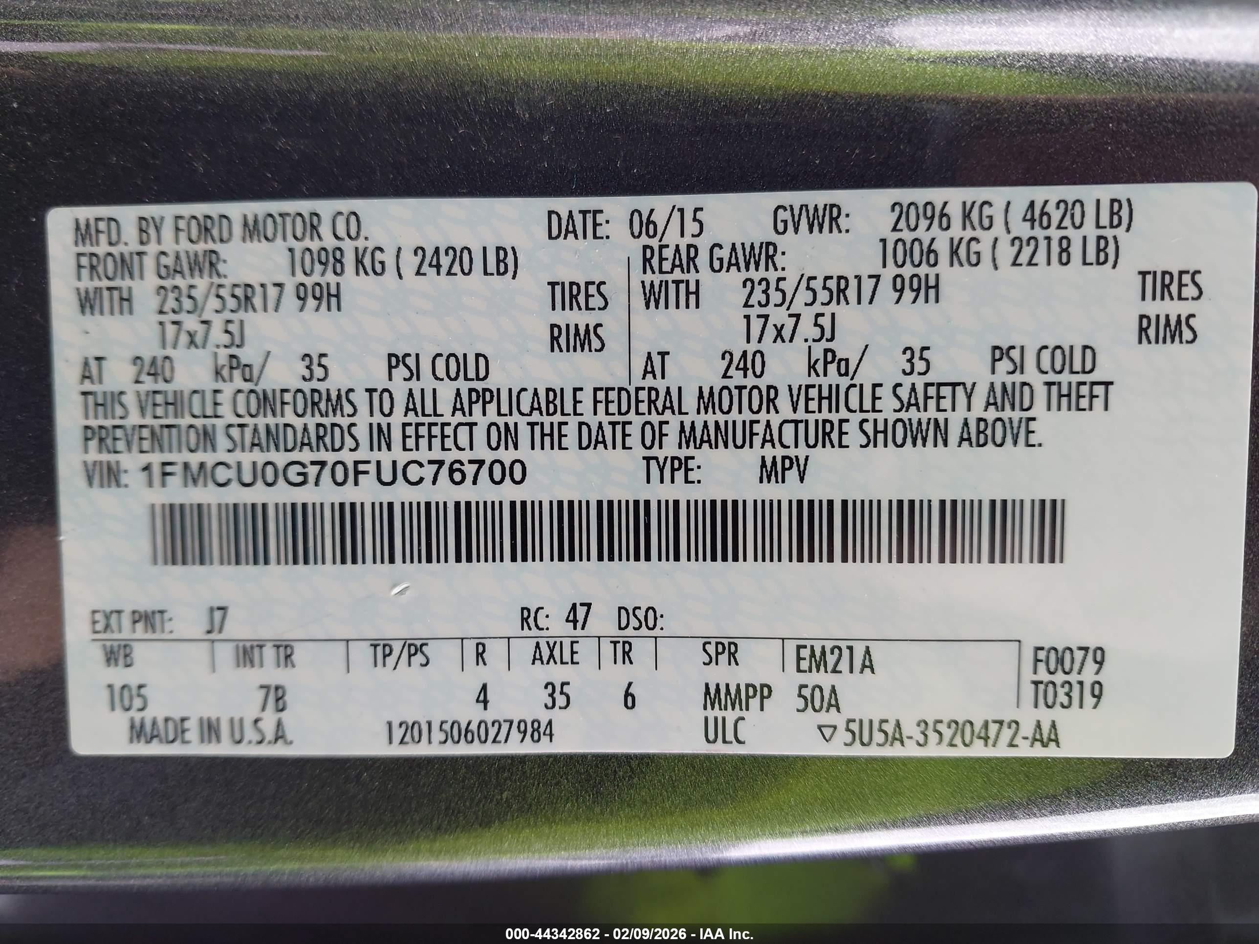 FORD ESCAPE image 9