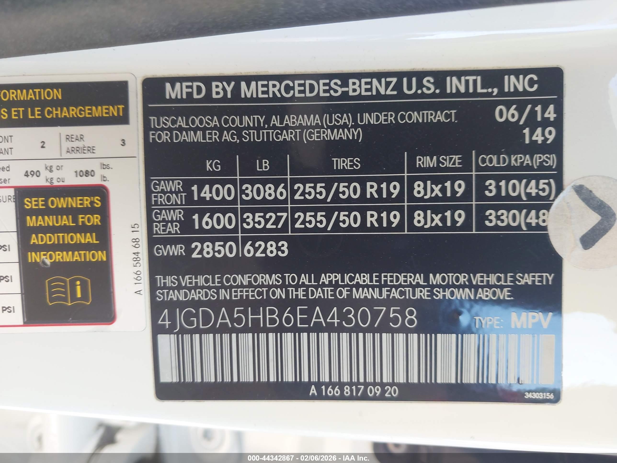 MERCEDES-BENZ ML image 9