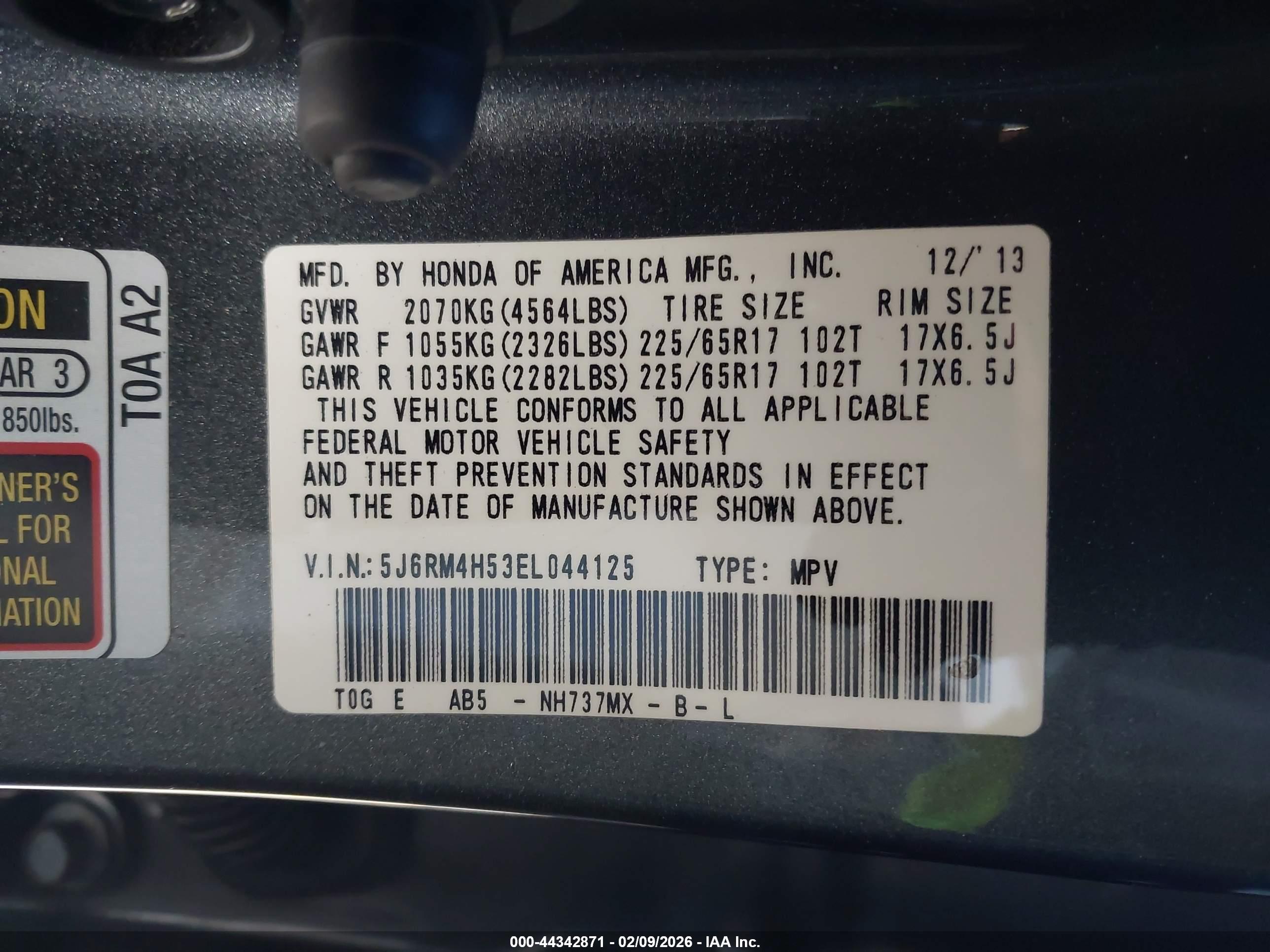 HONDA CR-V image 9