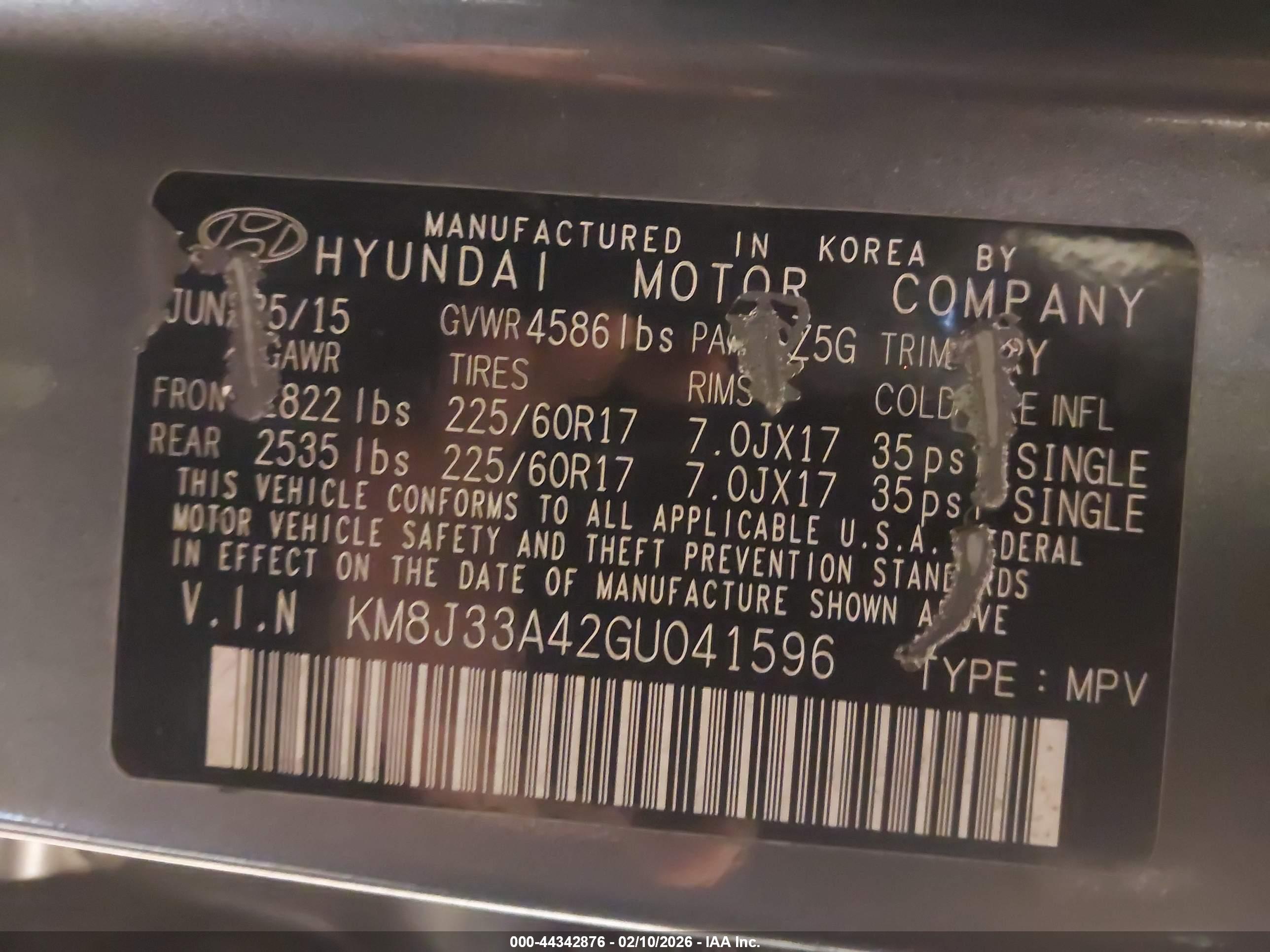 HYUNDAI TUCSON image 9