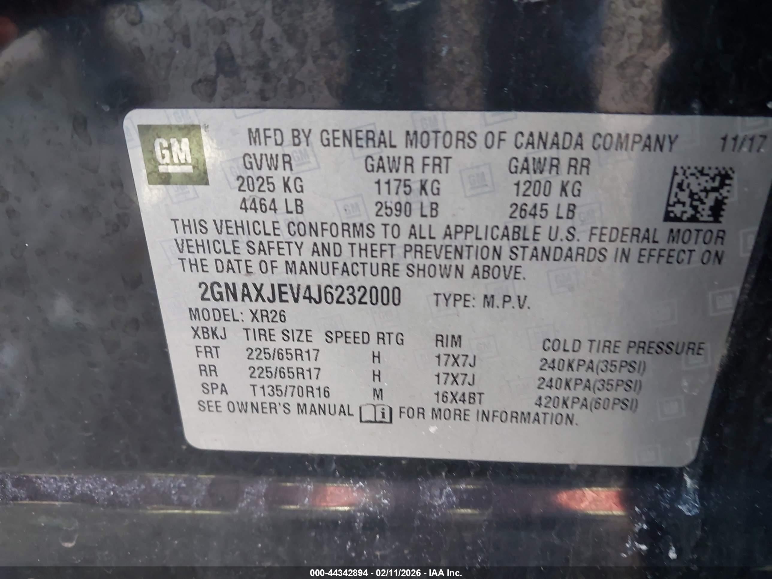 CHEVROLET EQUINOX image 9