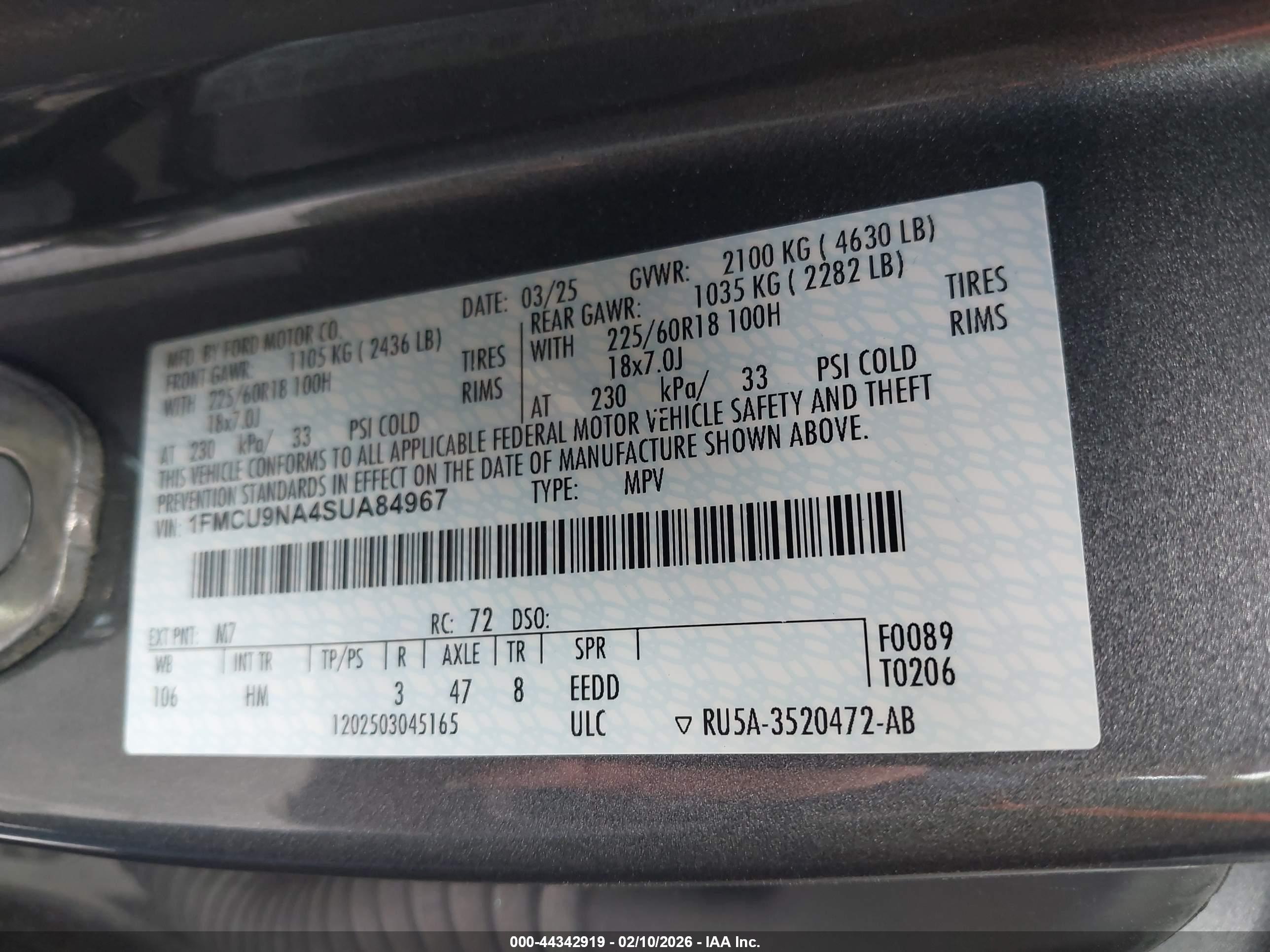 FORD ESCAPE image 9