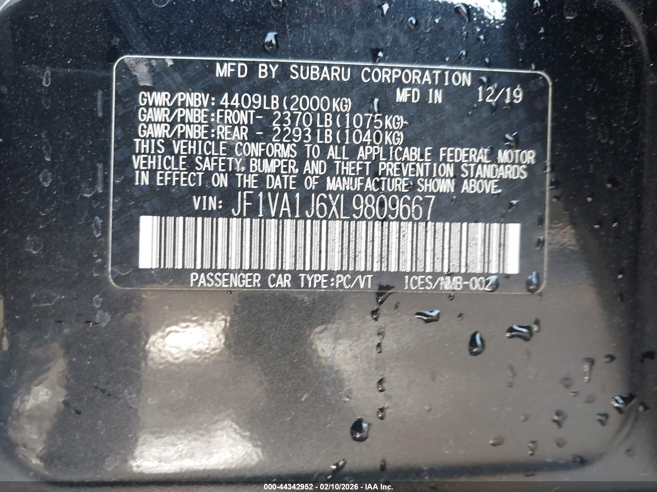 SUBARU WRX image 9