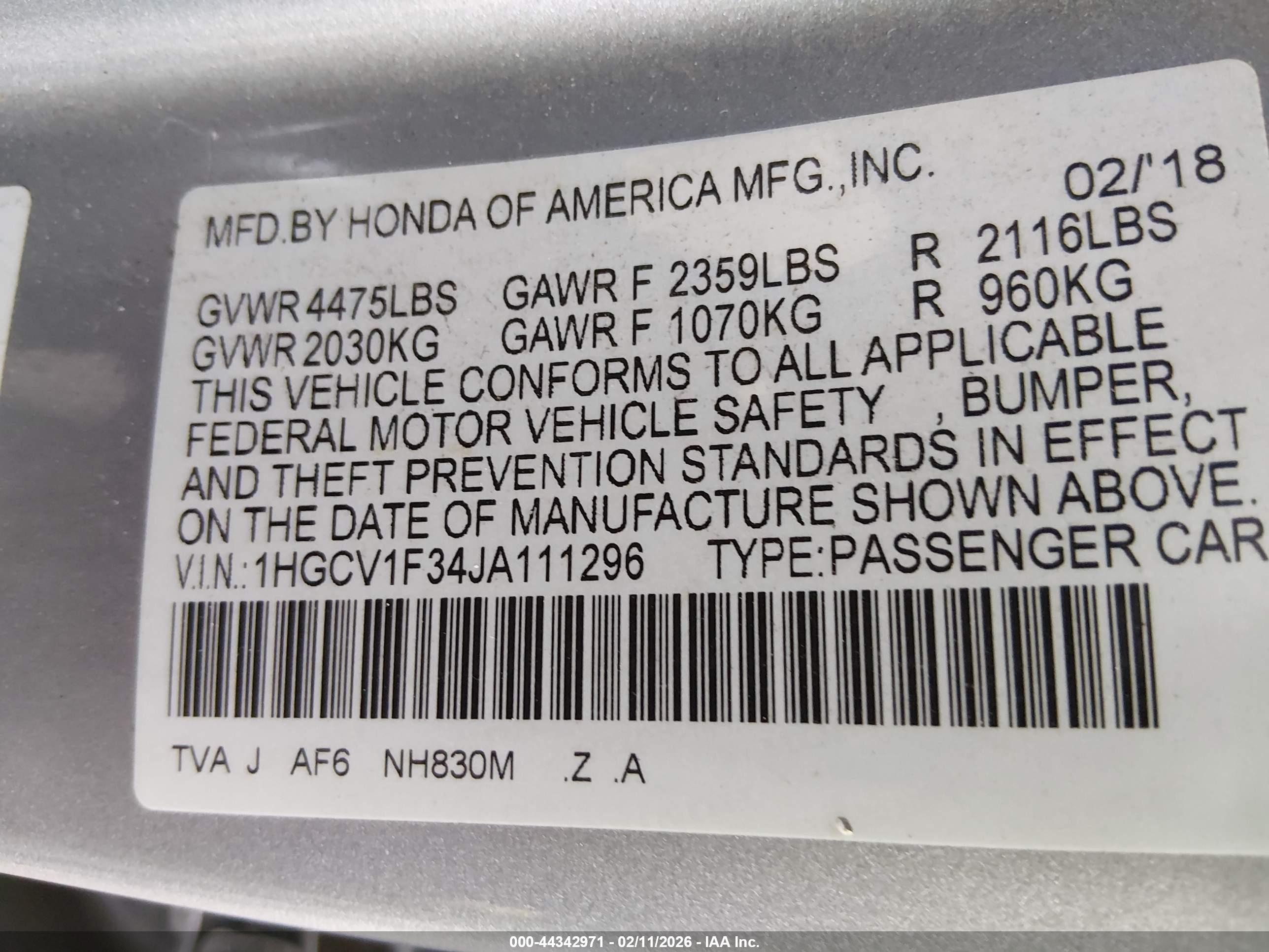 HONDA ACCORD image 9