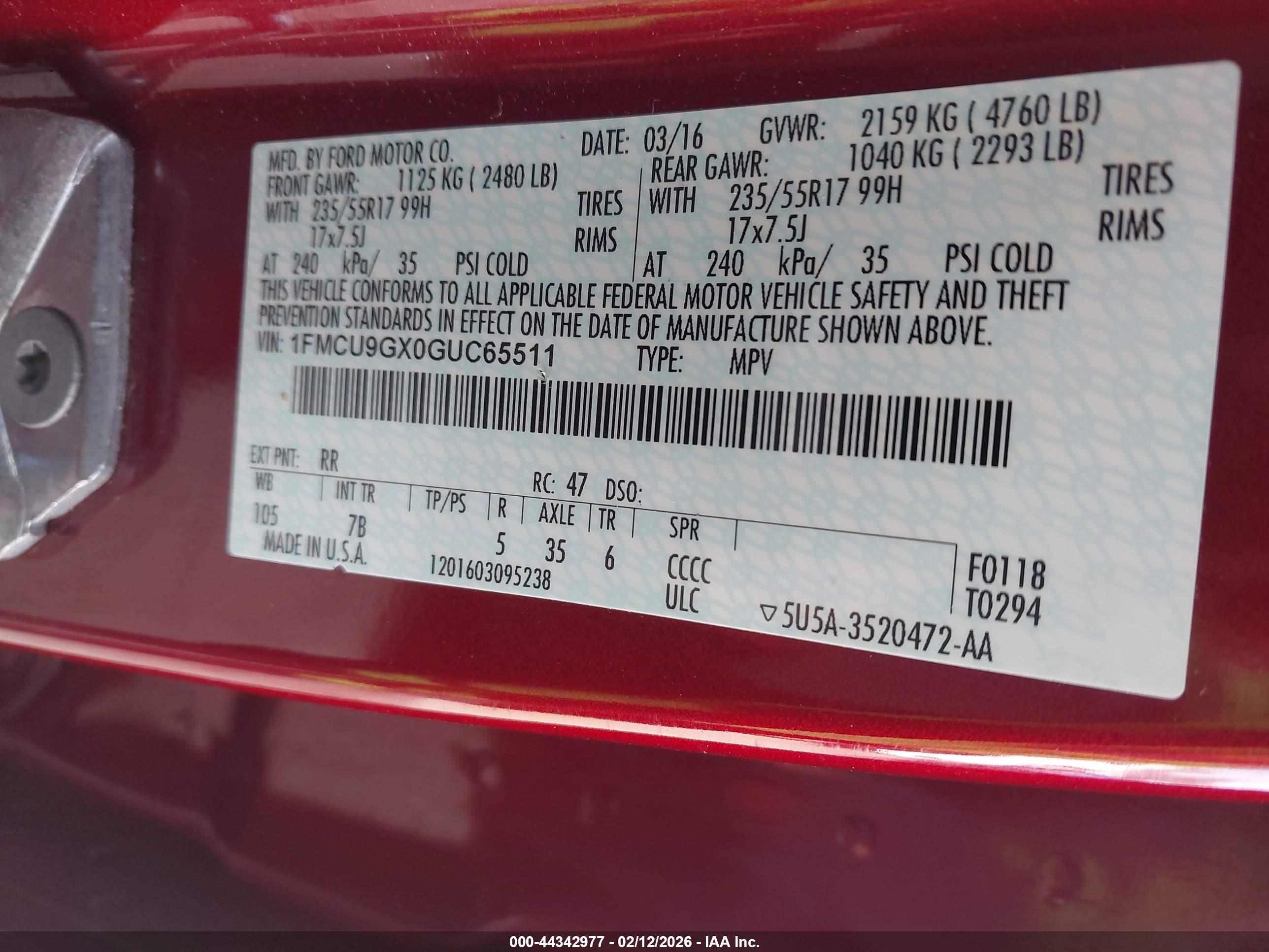 FORD ESCAPE image 9