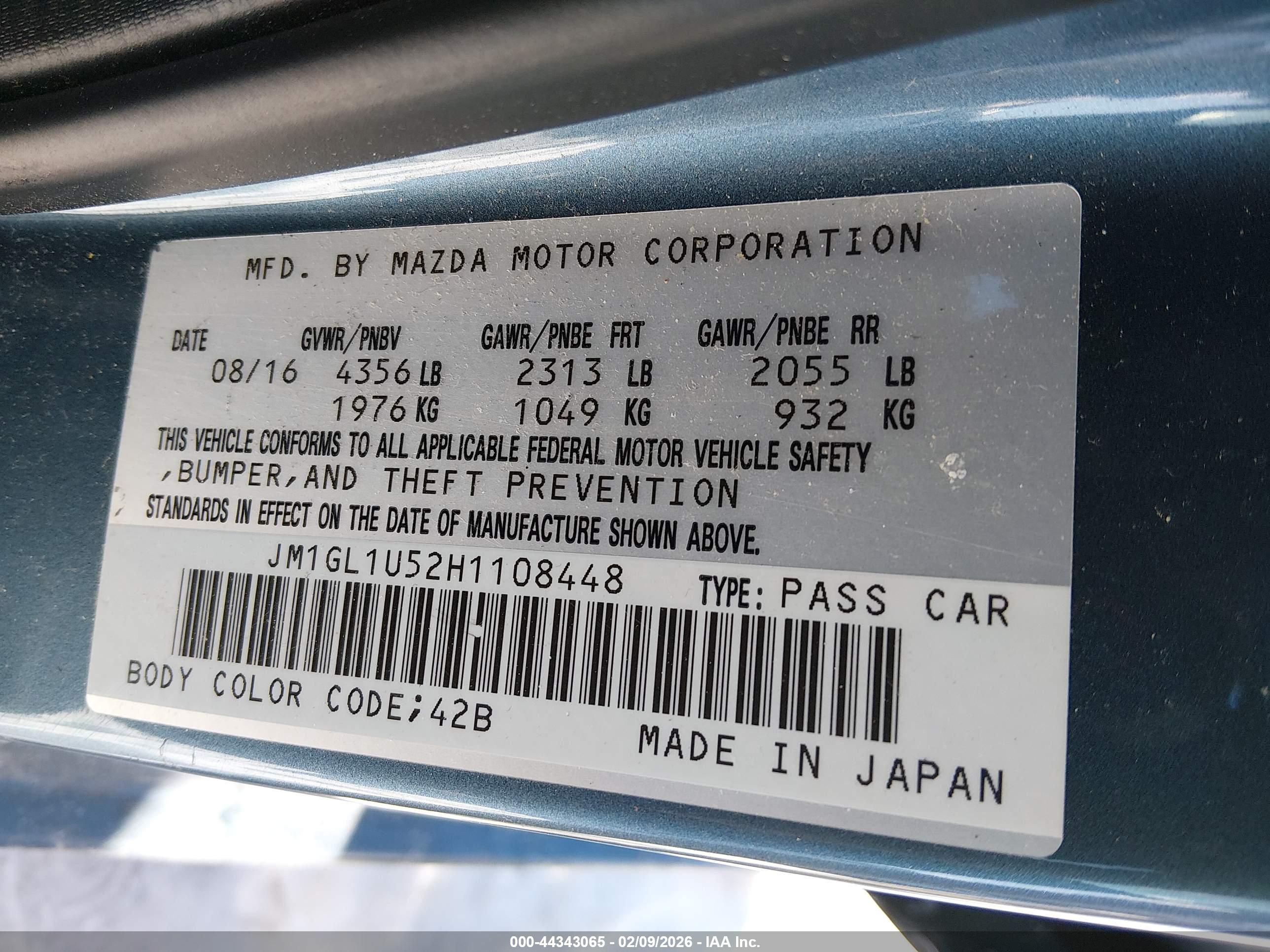 MAZDA MAZDA6 image 9