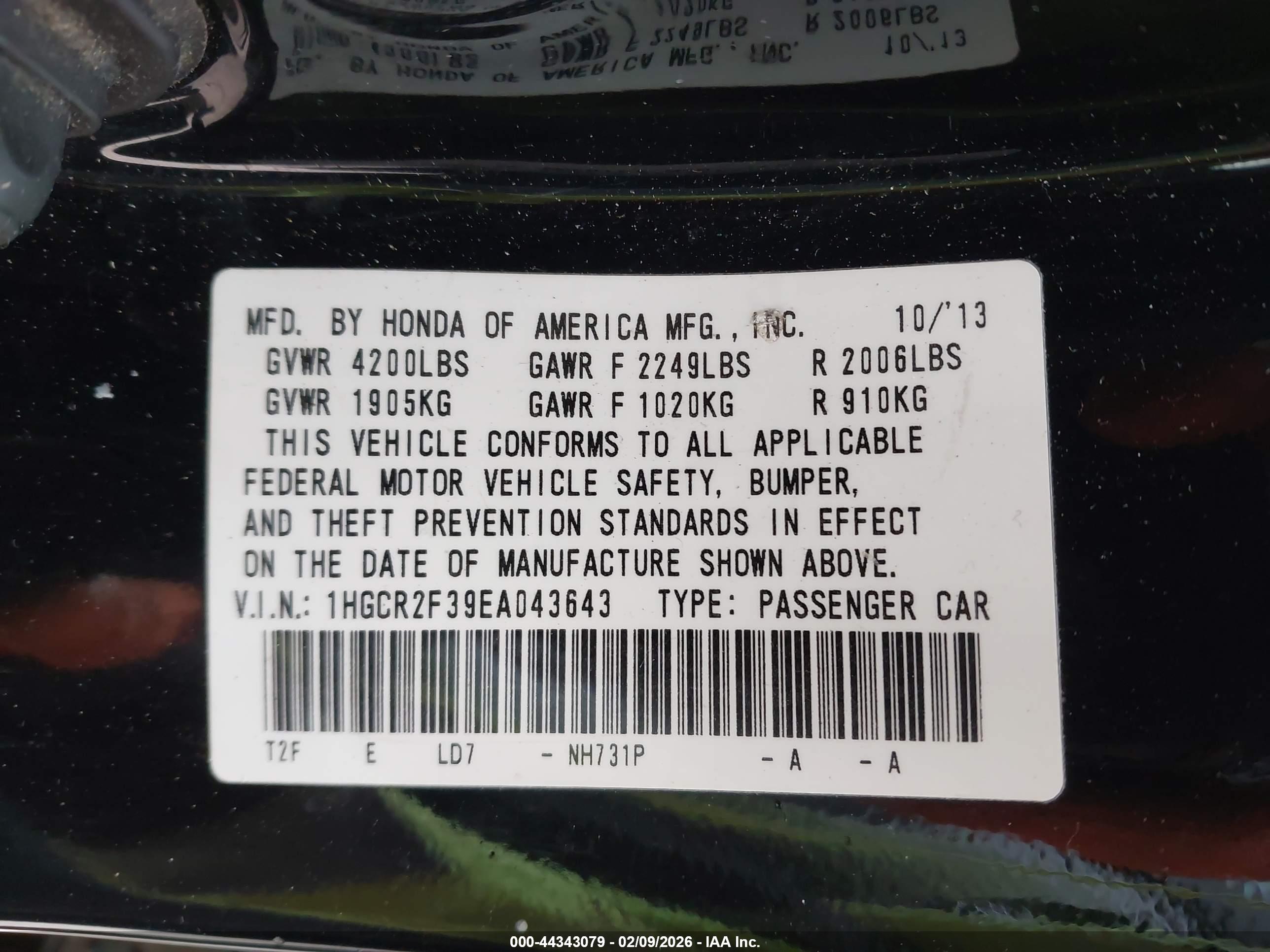 HONDA ACCORD image 9