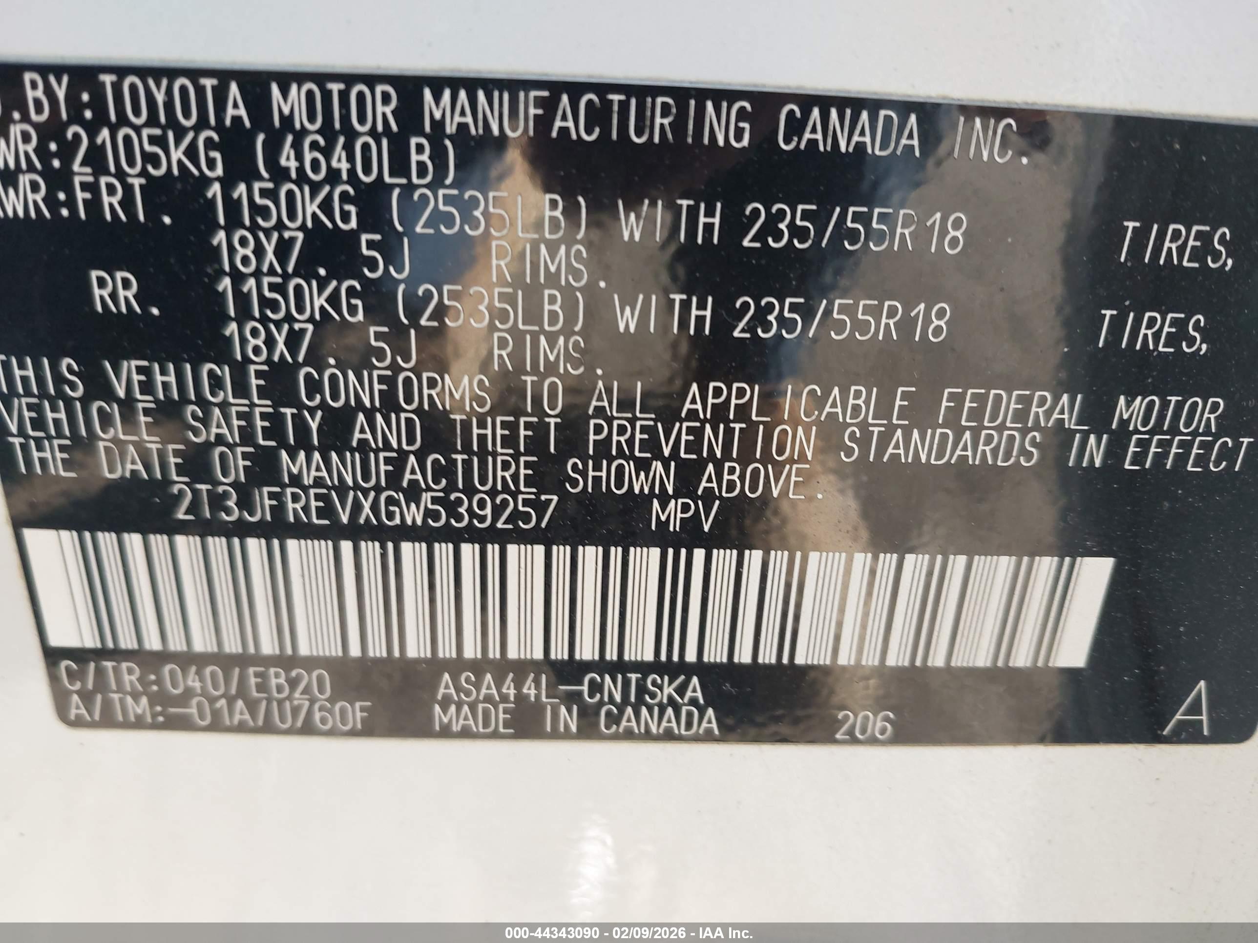 TOYOTA RAV4 image 9