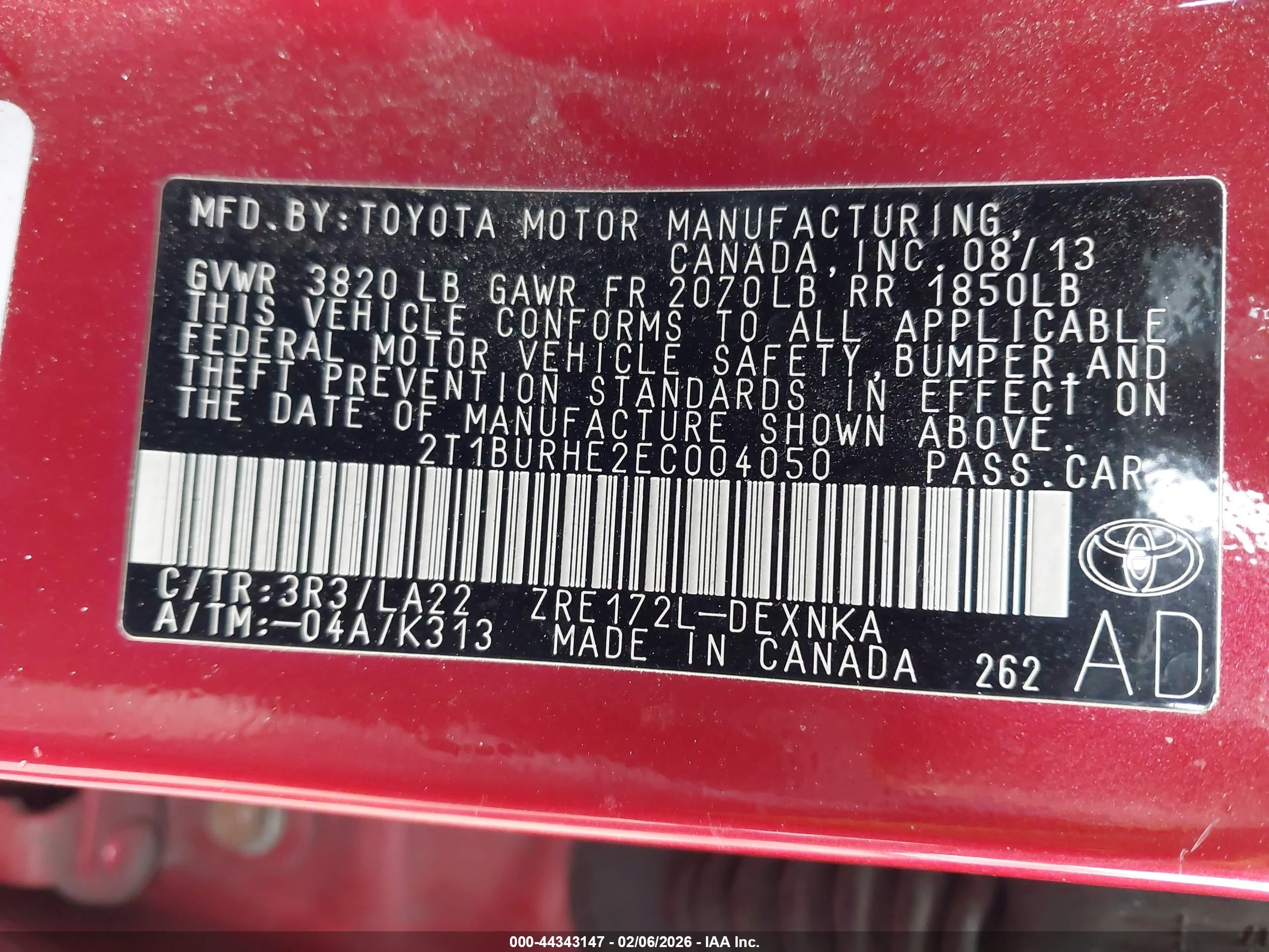 TOYOTA COROLLA image 9