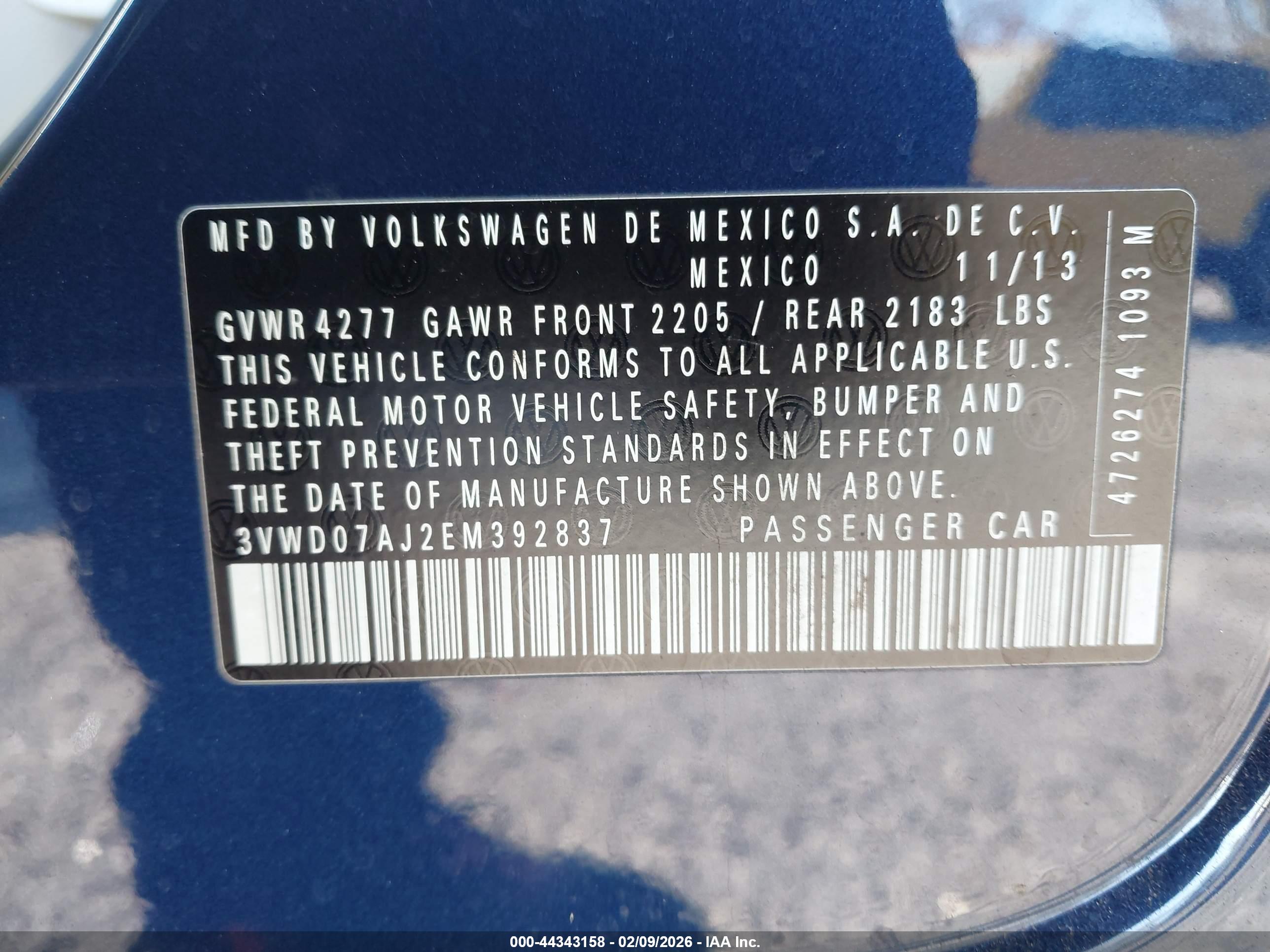 VOLKSWAGEN JETTA image 9
