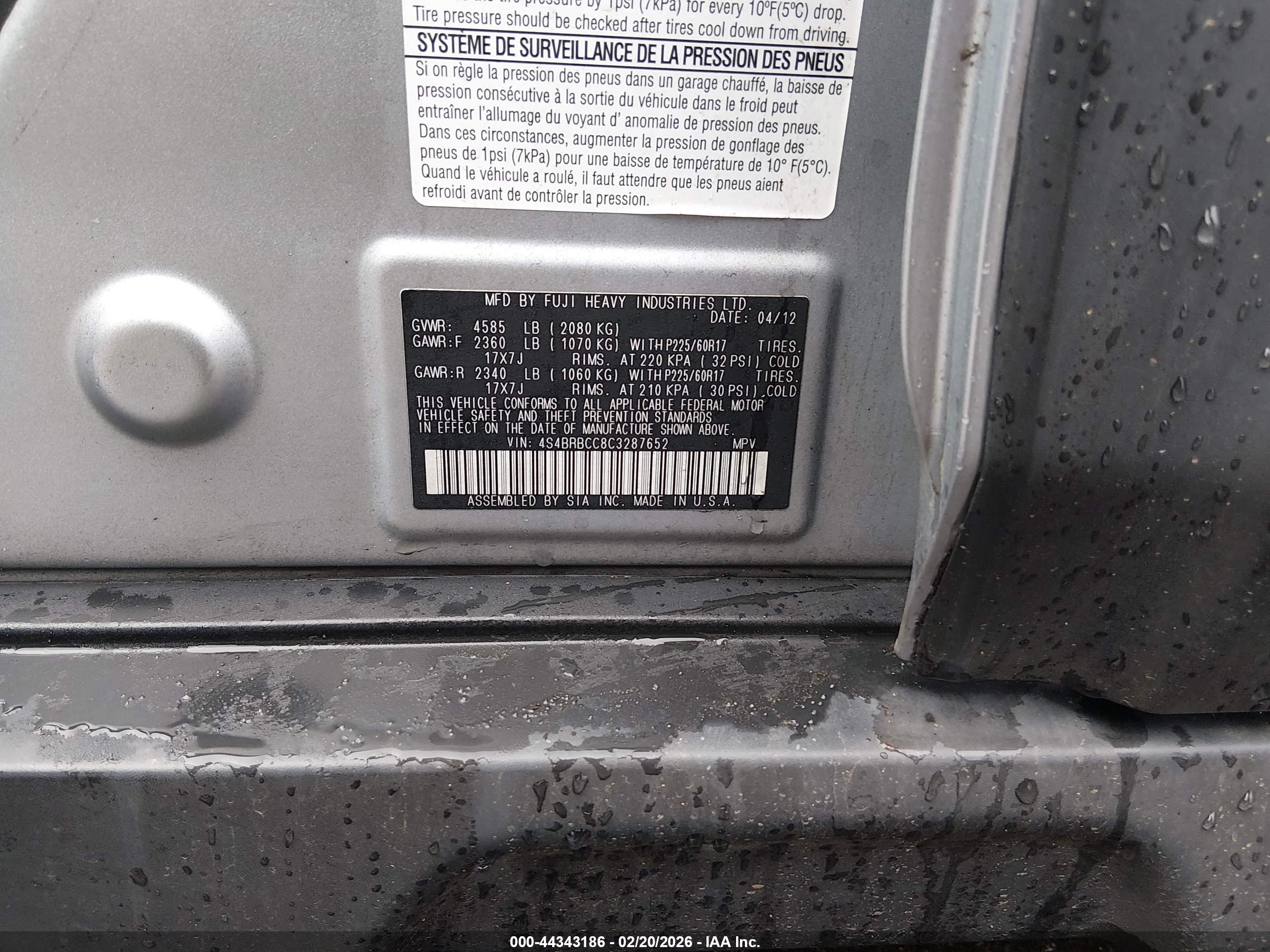 SUBARU OUTBACK image 9