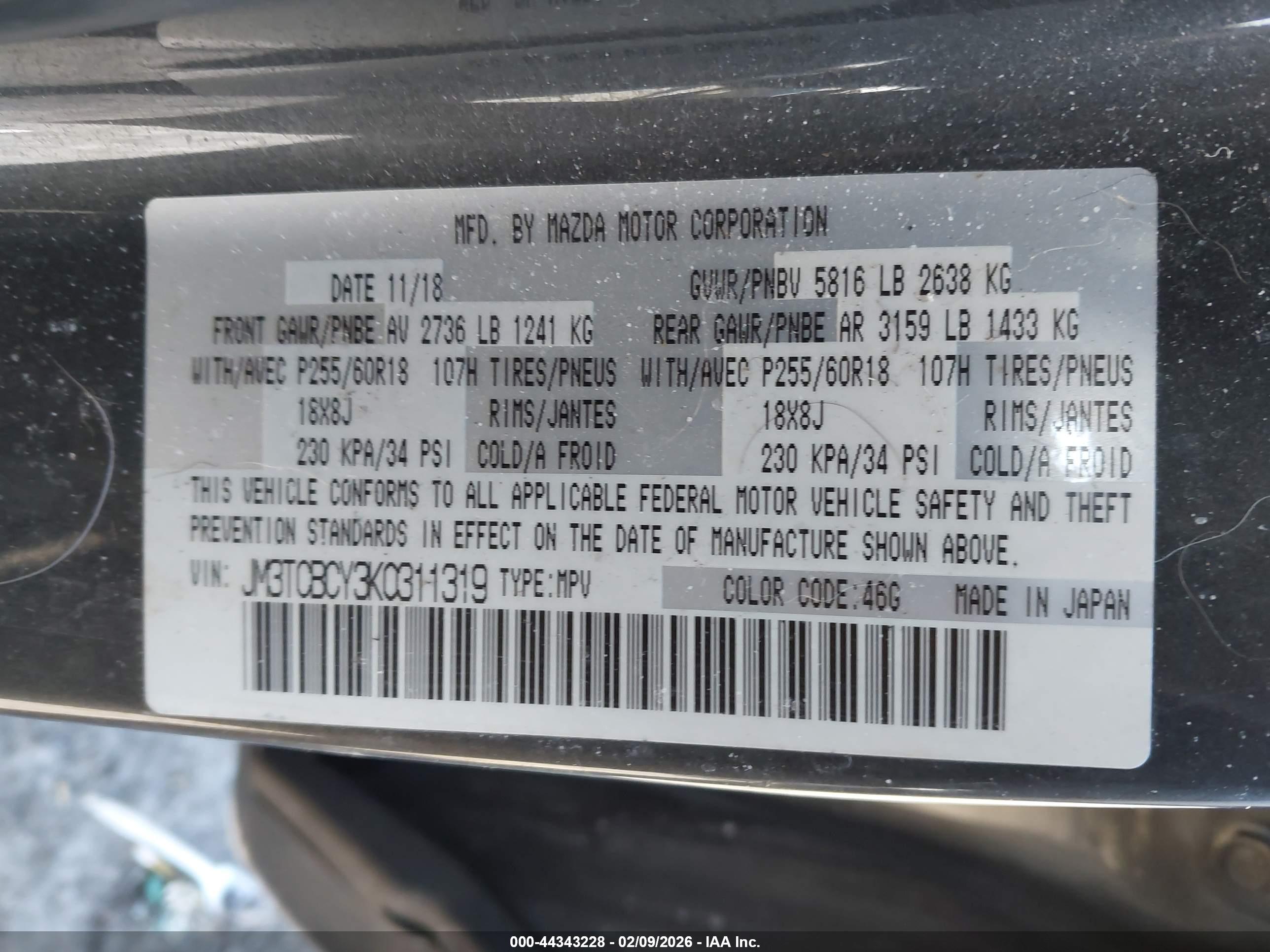 MAZDA CX-9 image 9