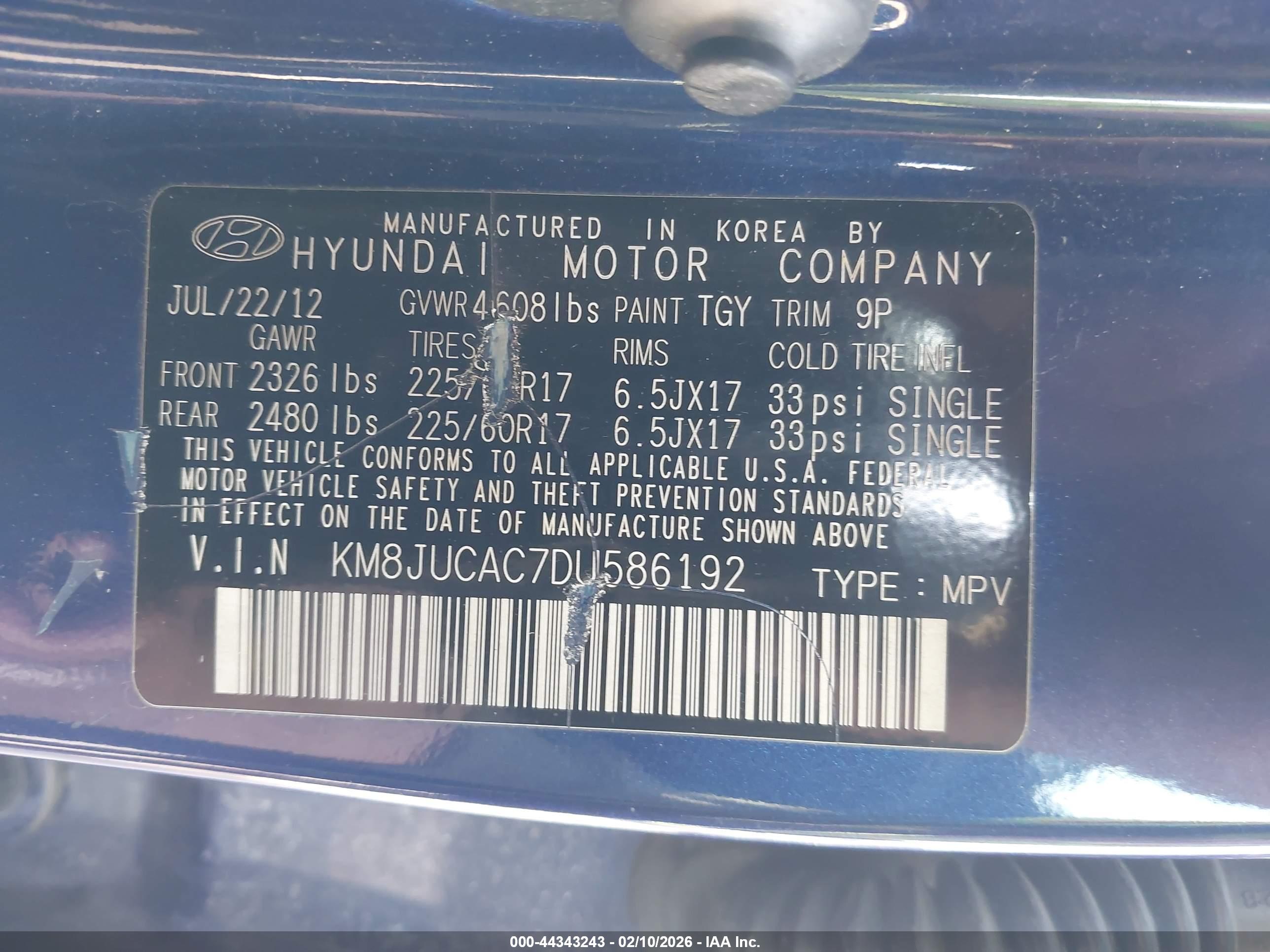 HYUNDAI TUCSON image 9