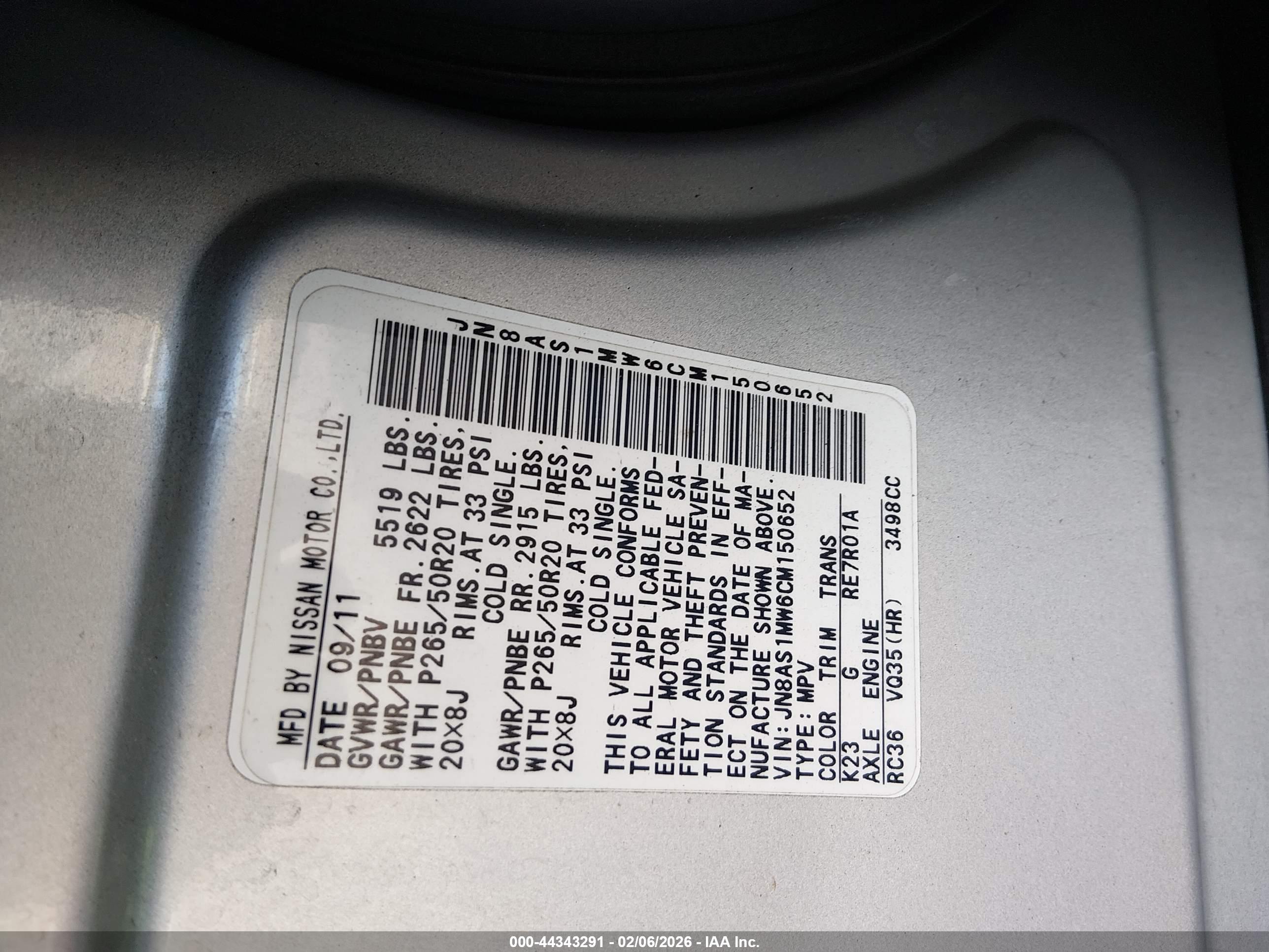 INFINITI FX35 image 9